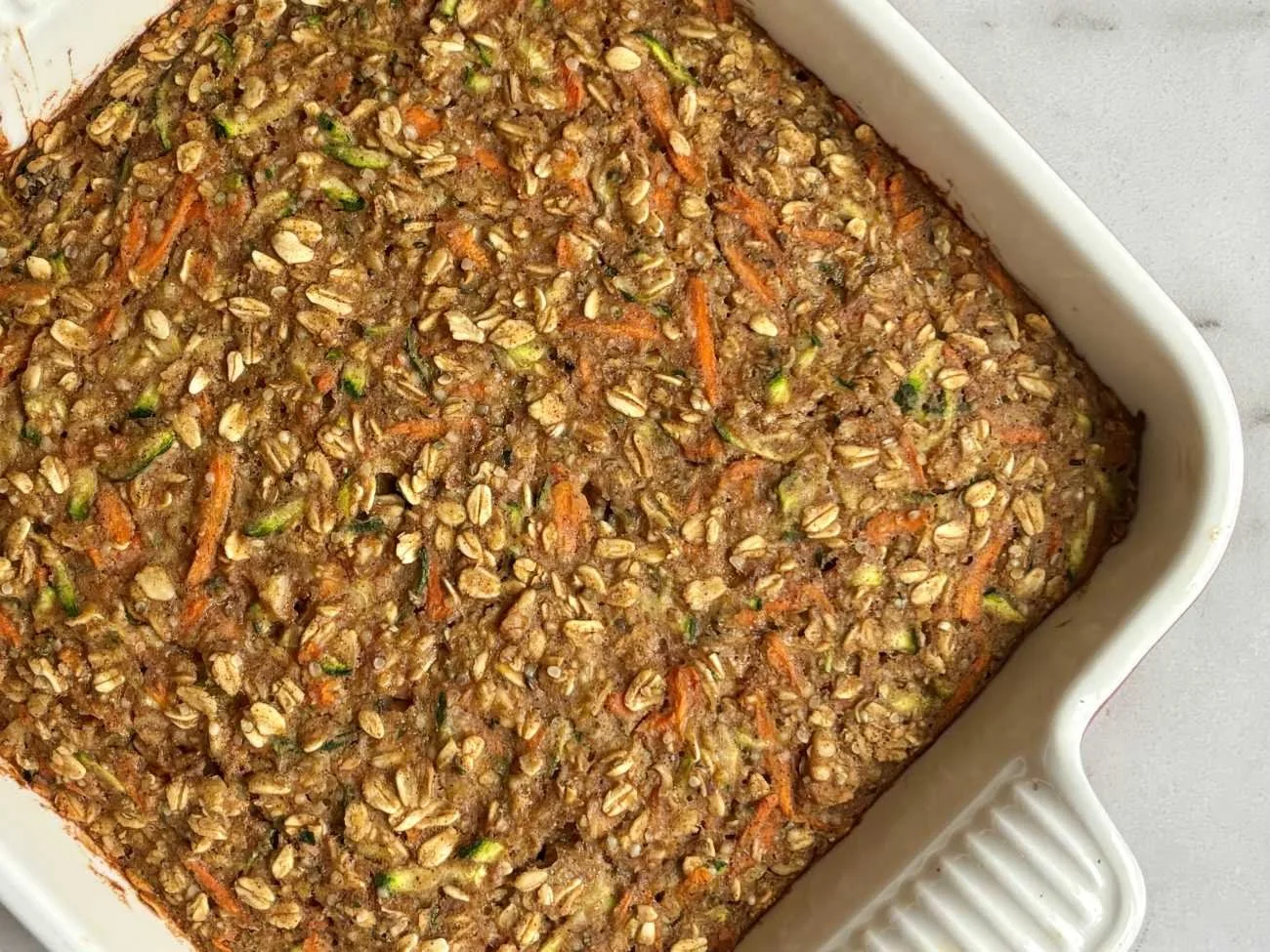 Veggie Protein Baked Oatmeal Recipe