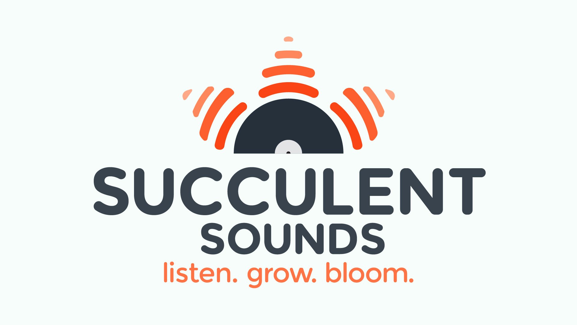 Succulent Sounds Organic Speakers Logo Concept