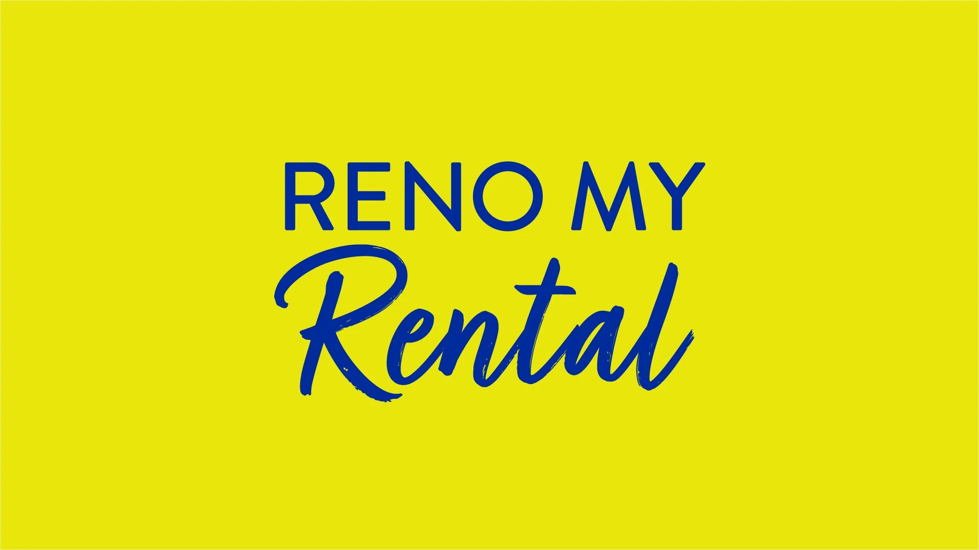 Reno My Rental, HGTV