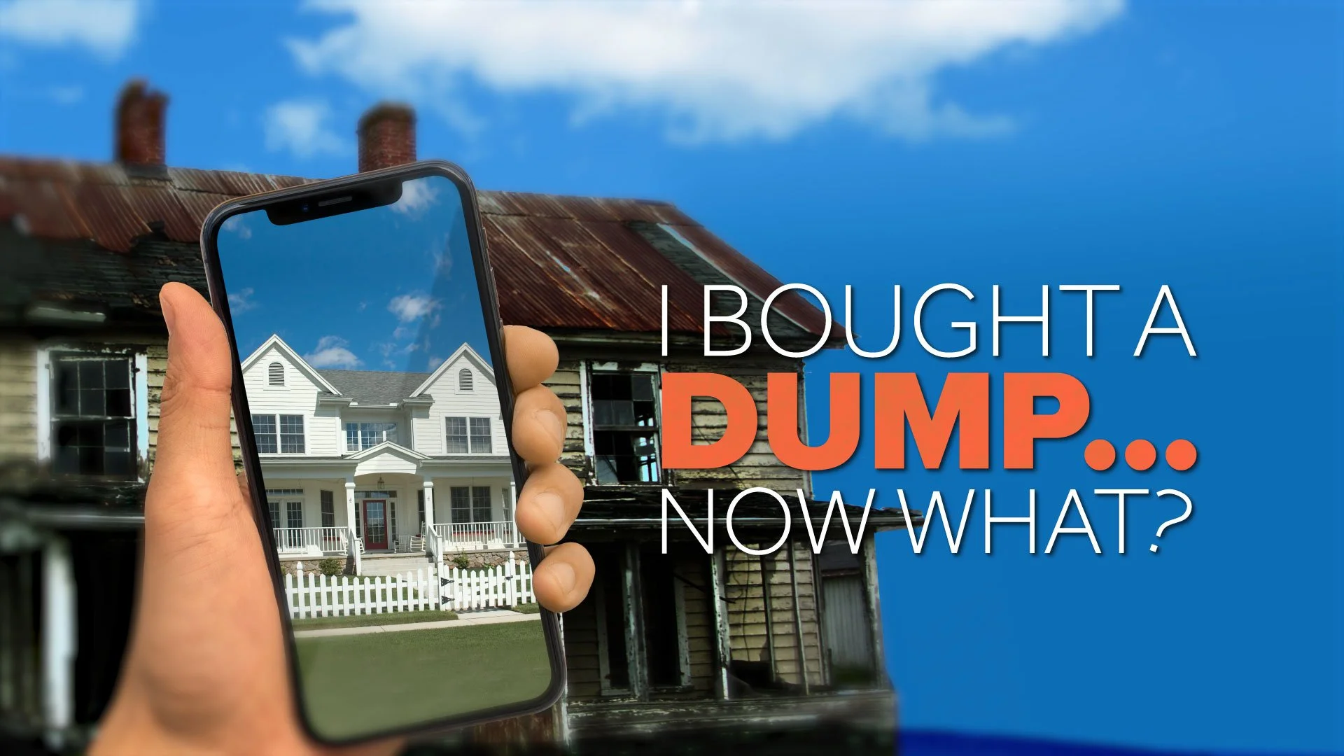 HGTV's I Bought a Dump... Now What? Logo