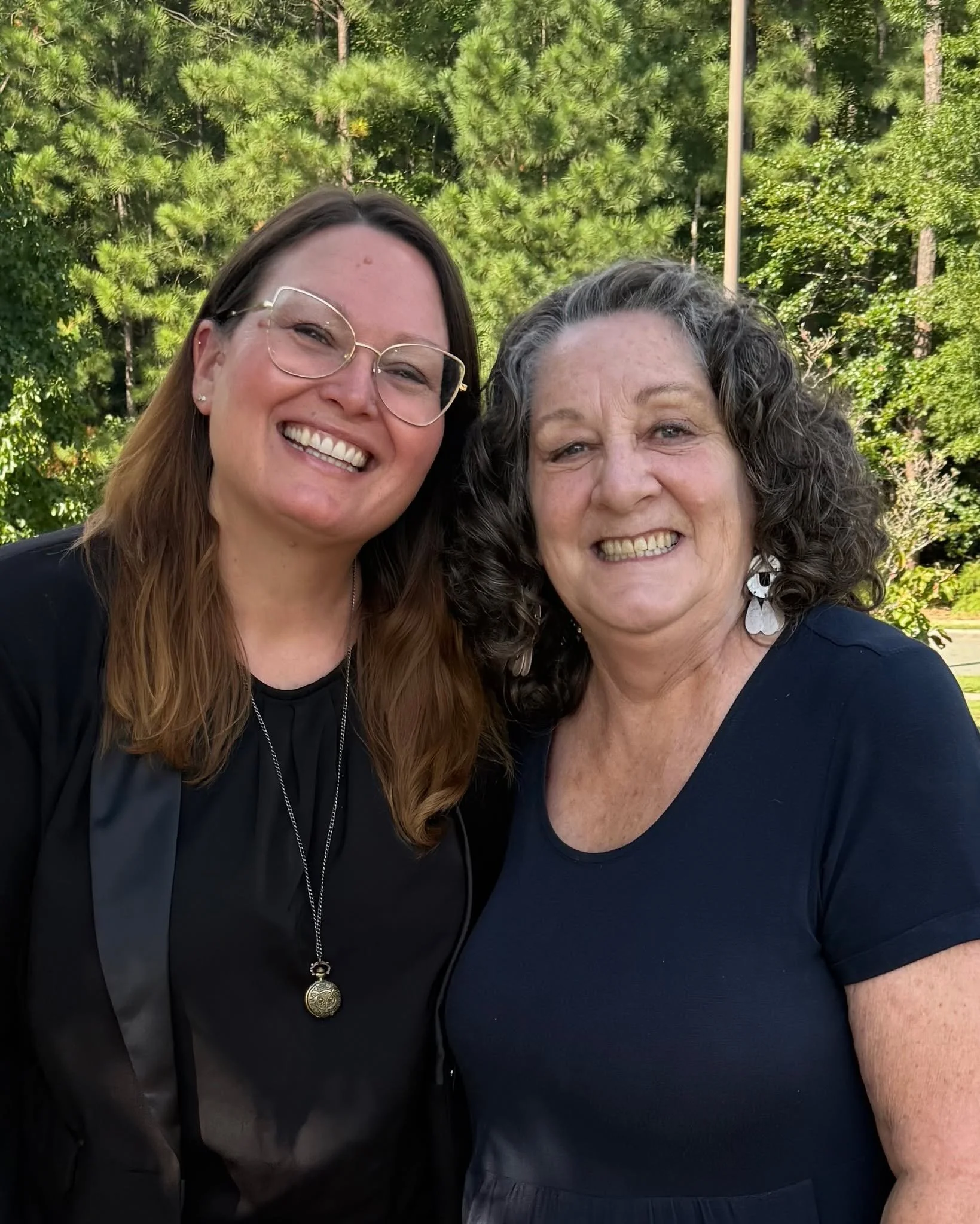 Two of our faithful powerhouses ✨ Leanne (Director of Ministry) &amp; Roxanne (Director of Strategy)! So thankful for their vision and heart. 💛