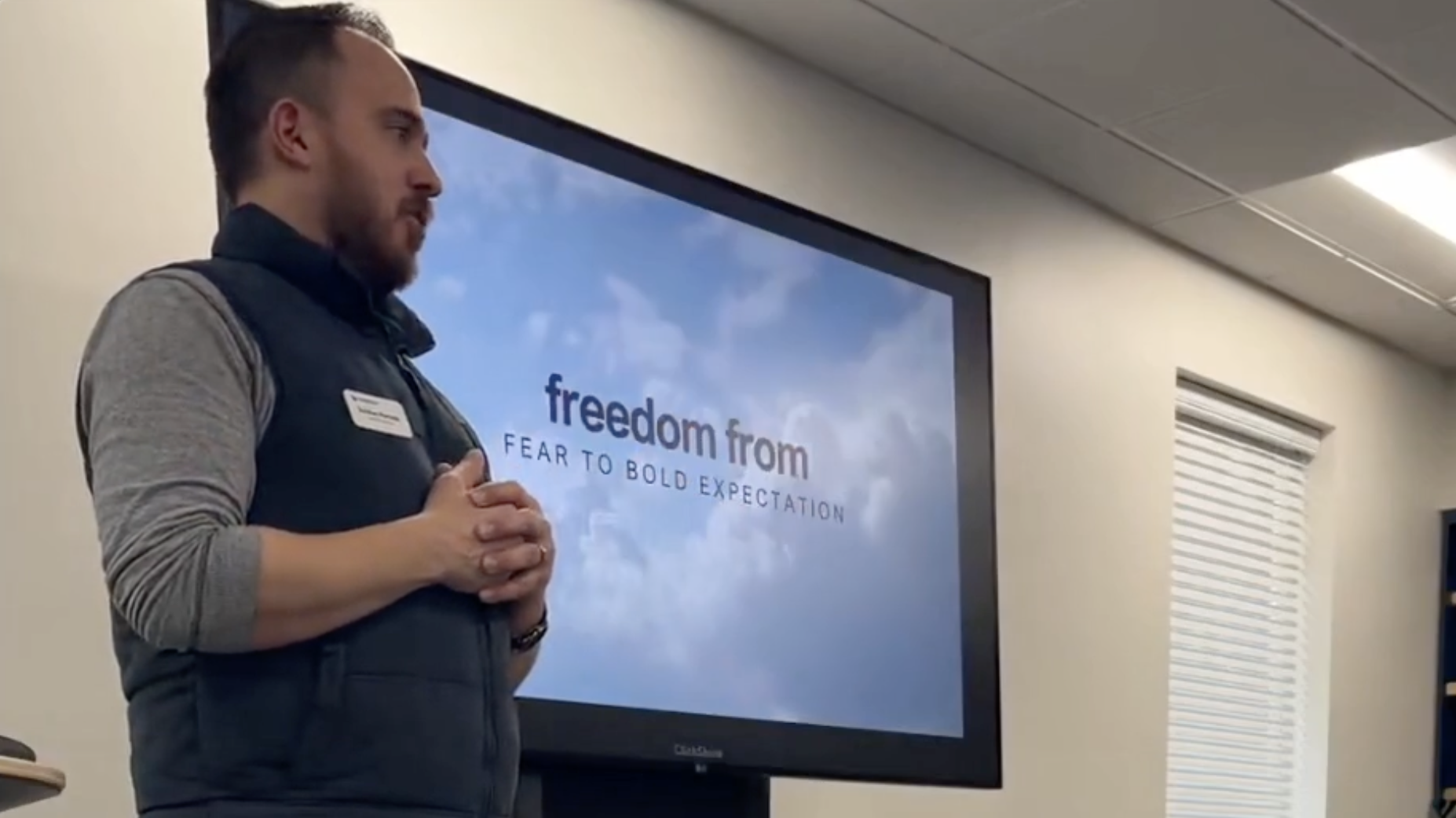 Freedom from Fear to Bold Expectation – Jan F&amp;W Lunch