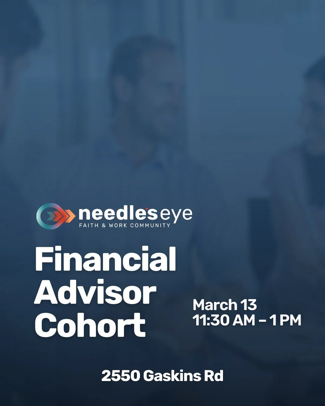 Join us for lunch with the Financial Advisor Cohort!

Money and Christianity don&rsquo;t always seem to go together &mdash; but as financial advisors and wealth managers, you know that stewardship is a direct expression of faith.

This is a space to 