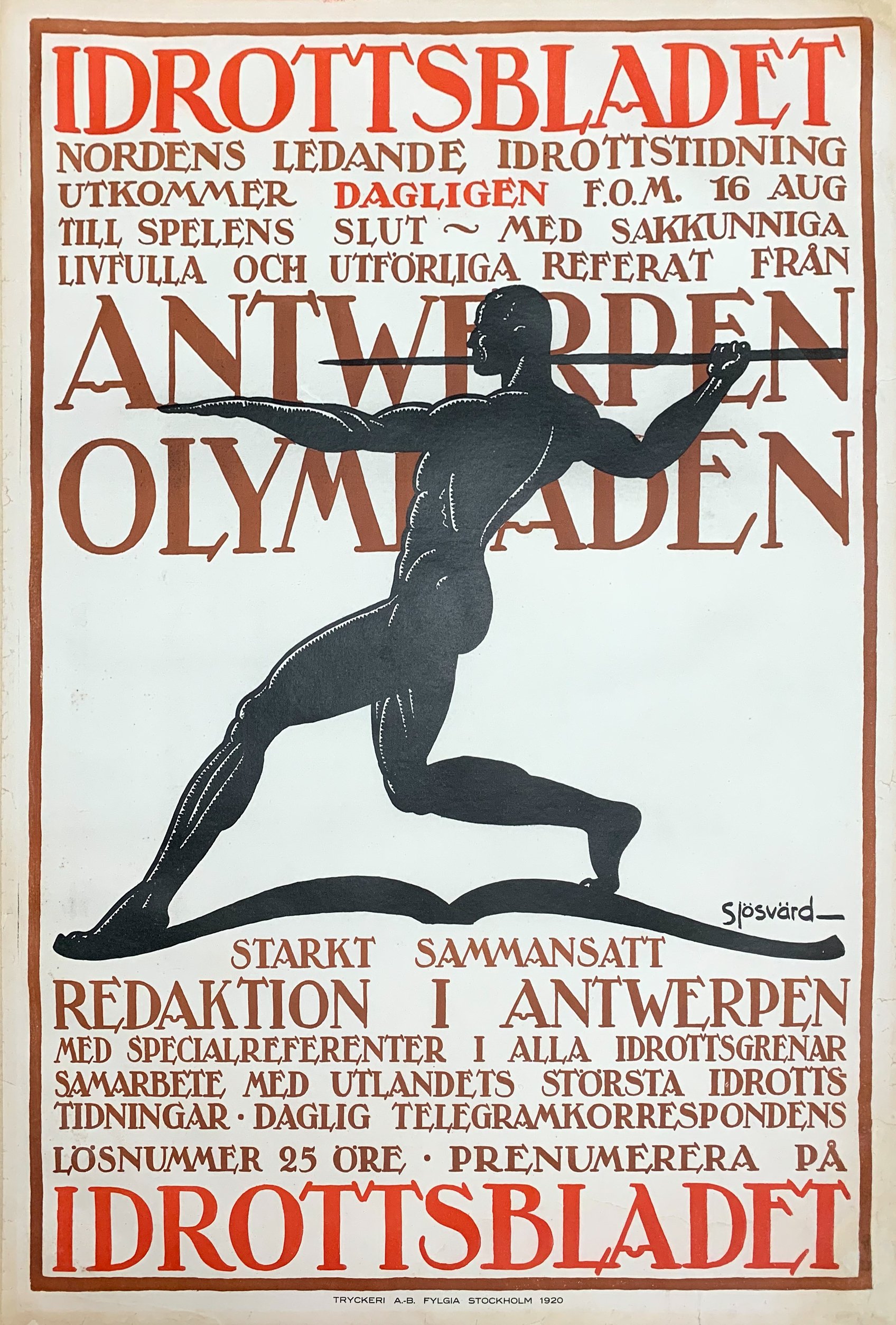 Jean Droit - Olympic Salute, 1924