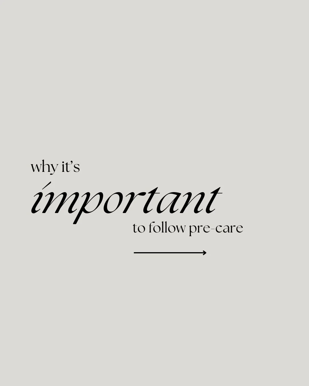 We just want the best for you 🖤 Which is why adhering to the precare advice is so important. Have more questions about prepping for your appointment, or anything else? We&rsquo;re here to help.