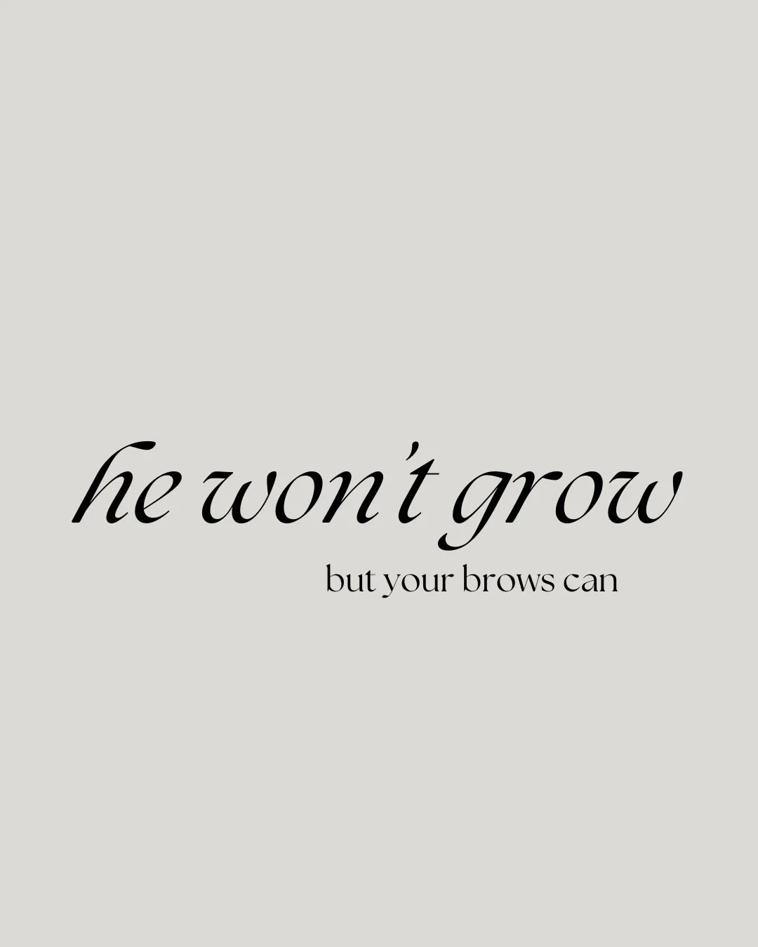 He won&rsquo;t, we will. Investing in a little self love will never be wrong 🫶