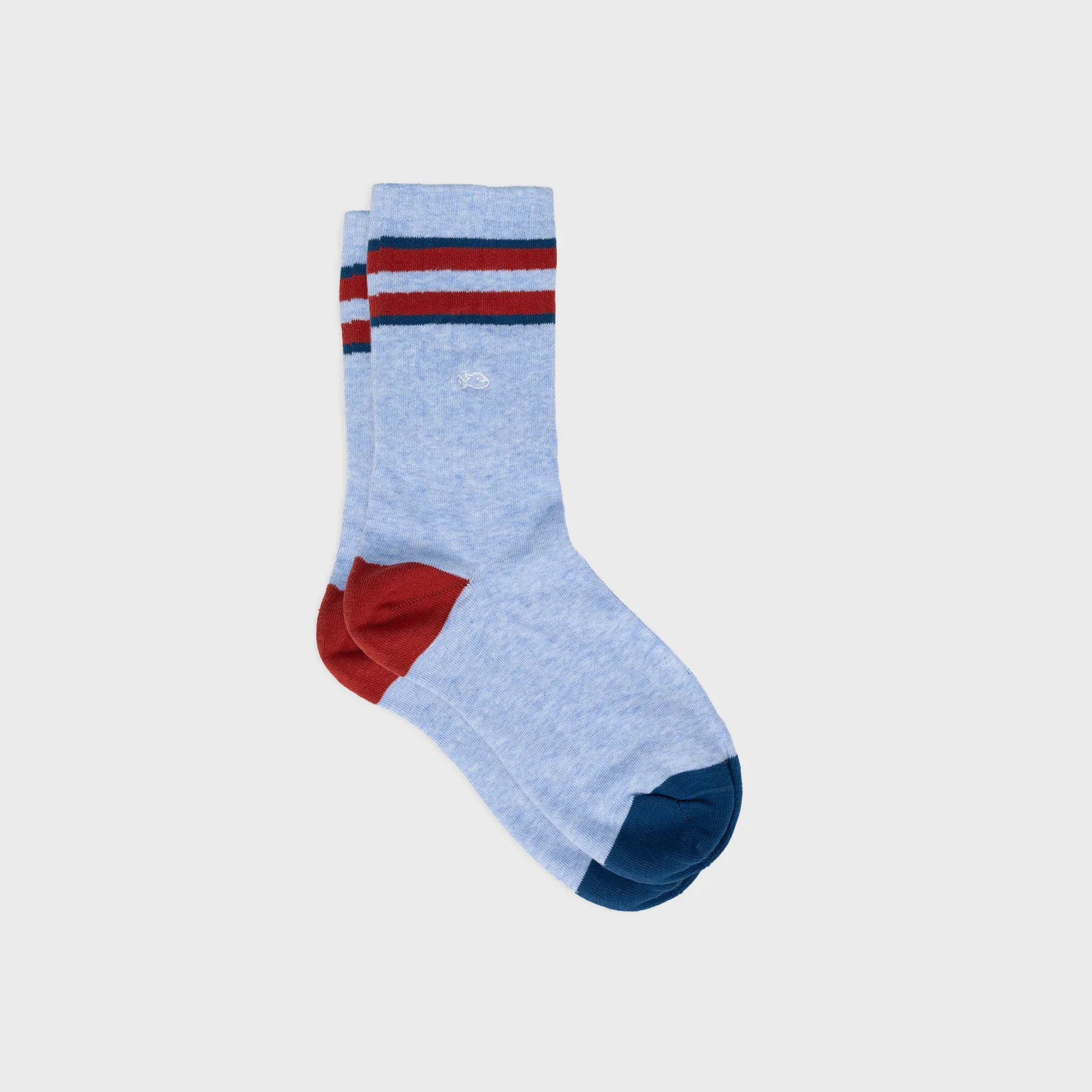 ADM Store, Surprise Malo, Chaussettes rétro bleu clair.webp