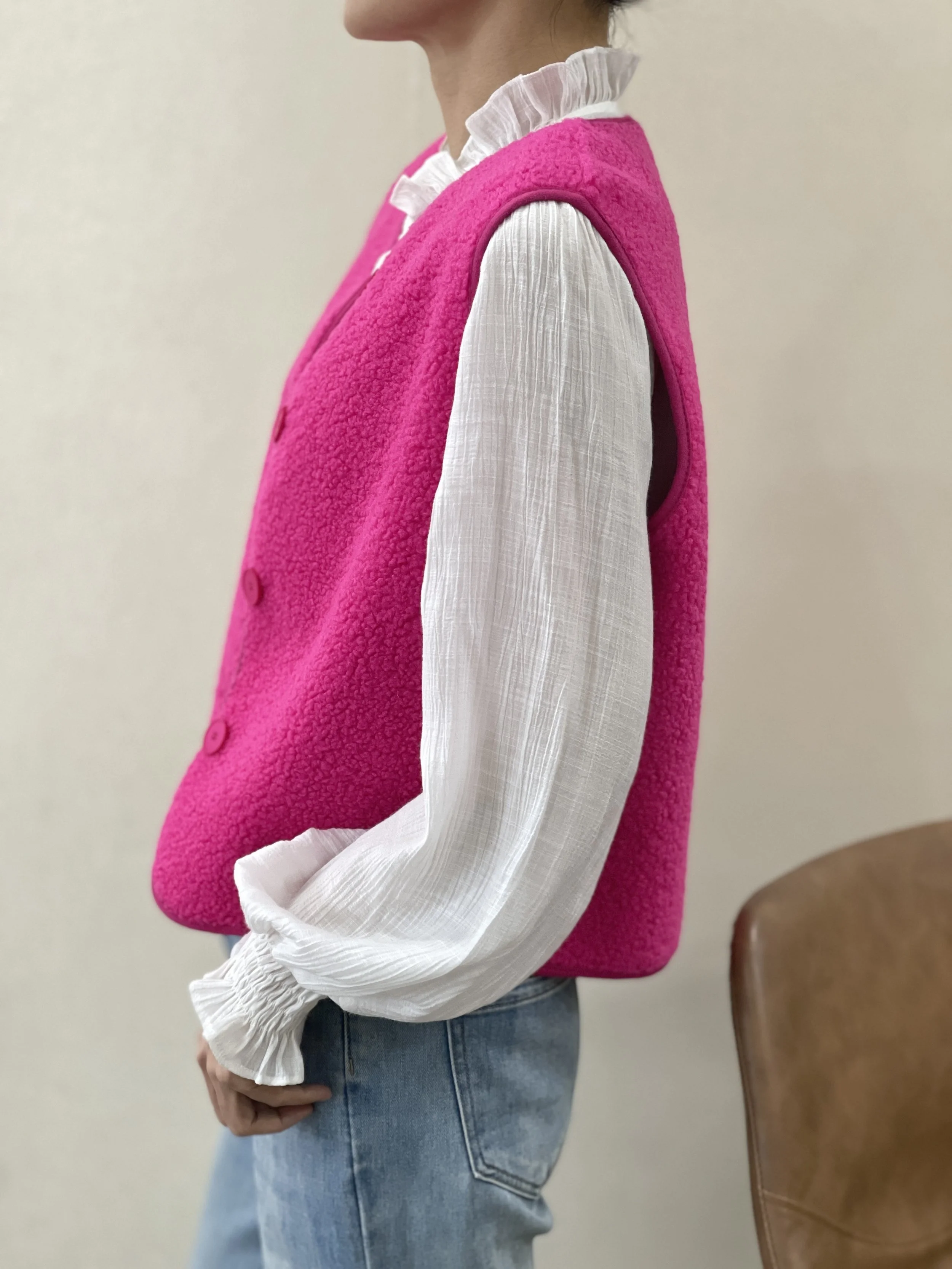 ADM Store, Surprise Malo, Gilet Lisa rose 5.jpeg