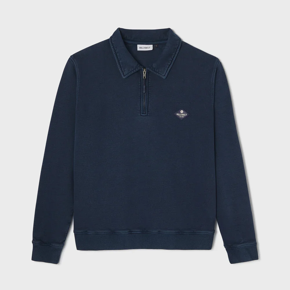 ADM Store, Surprise, sweat col zippé, marine.webp