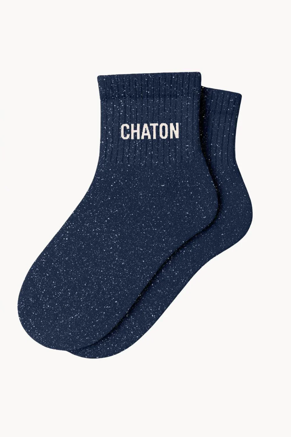 ADM Store, Surprise Malo, Socquettes chaton bleun marine.webp