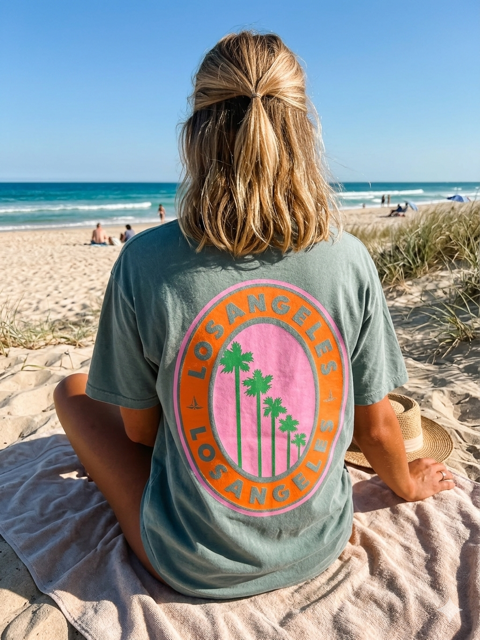 Adm Store, Surprise Malo, T-shirt, Los Angeles, kaki.PNG