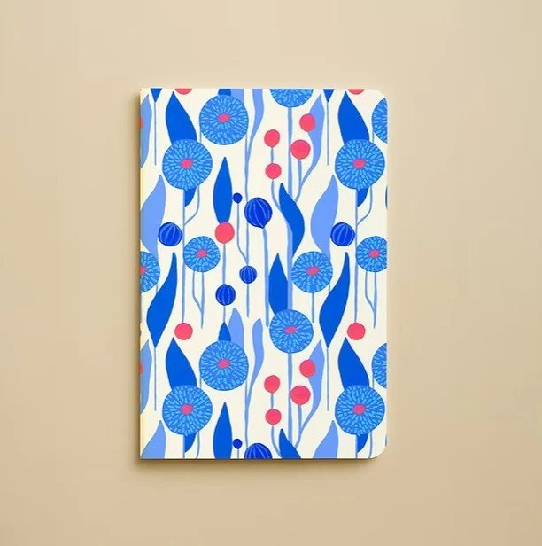 Surprise Malo, ADM Store, Carnet Floral Bleu.jpg