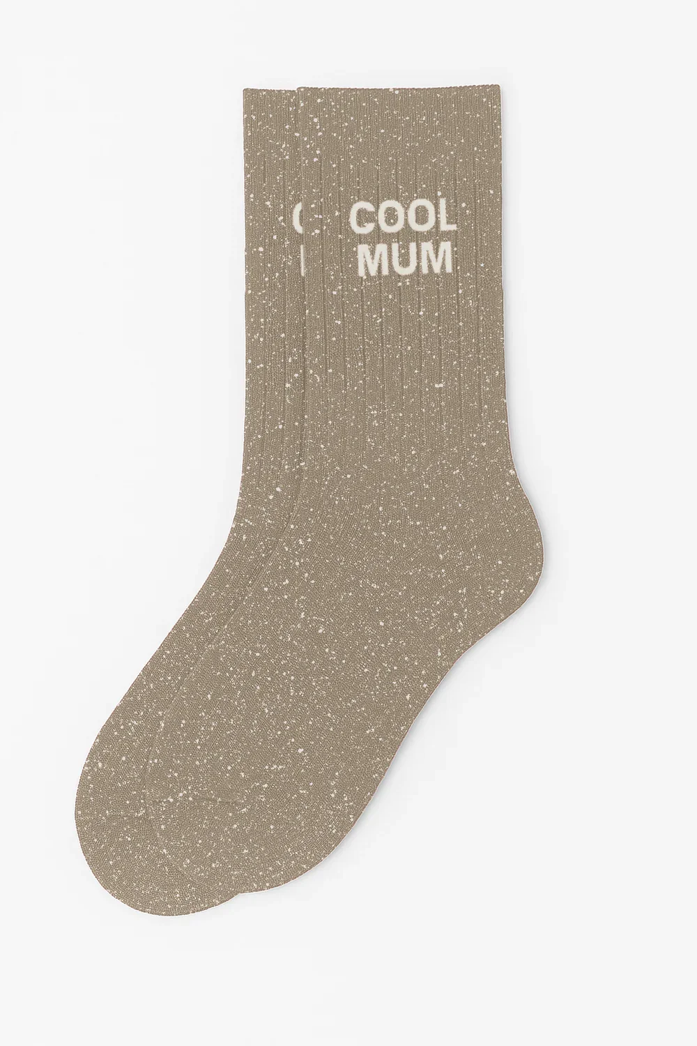 Chaussettes à paillettes Cool mum, or