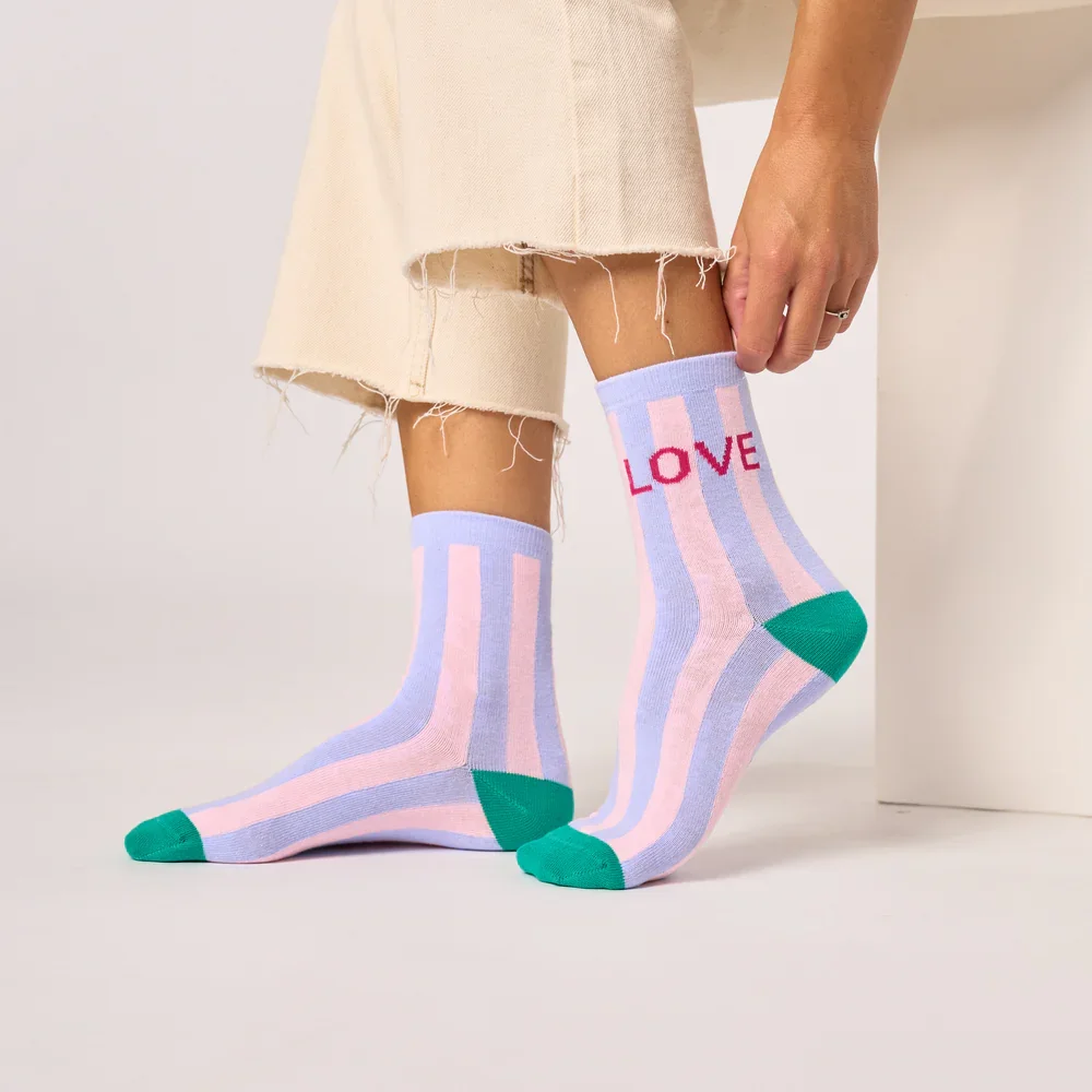 ADM Store, Surprise Malo, Chaussettes rayées Love 2.webp
