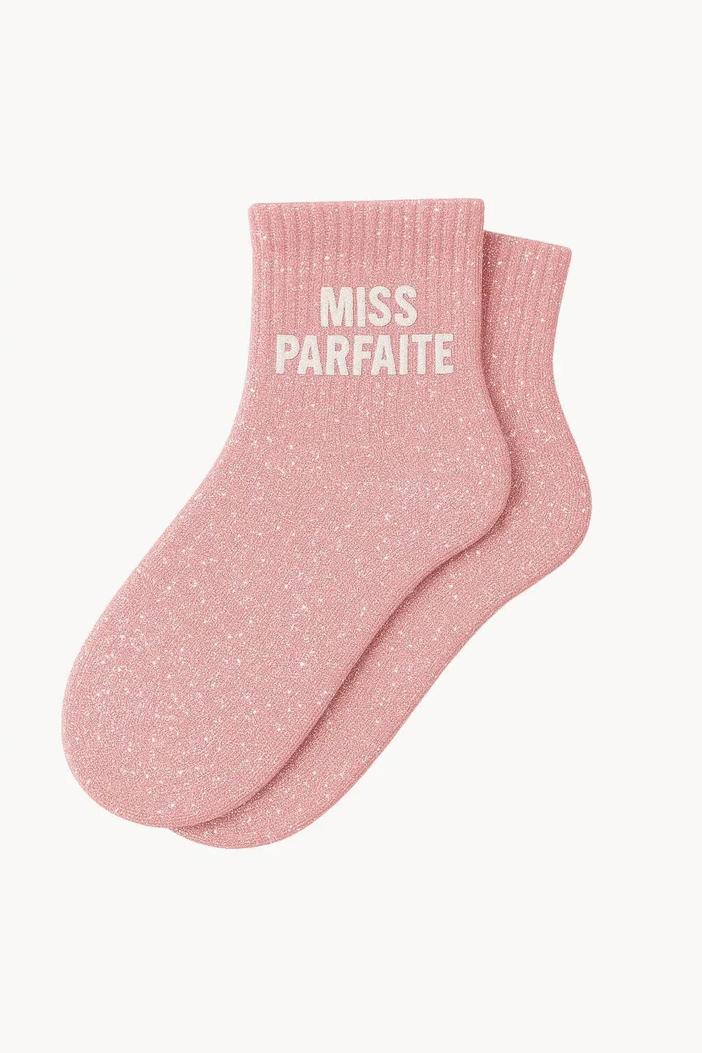 Socquettes Miss parfaite, rose