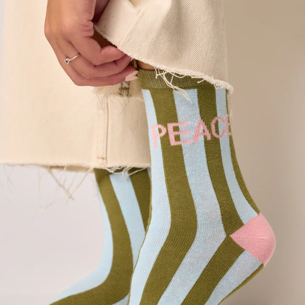 ADM Store, Surprise Malo, Chaussettes rayées peace 2.webp
