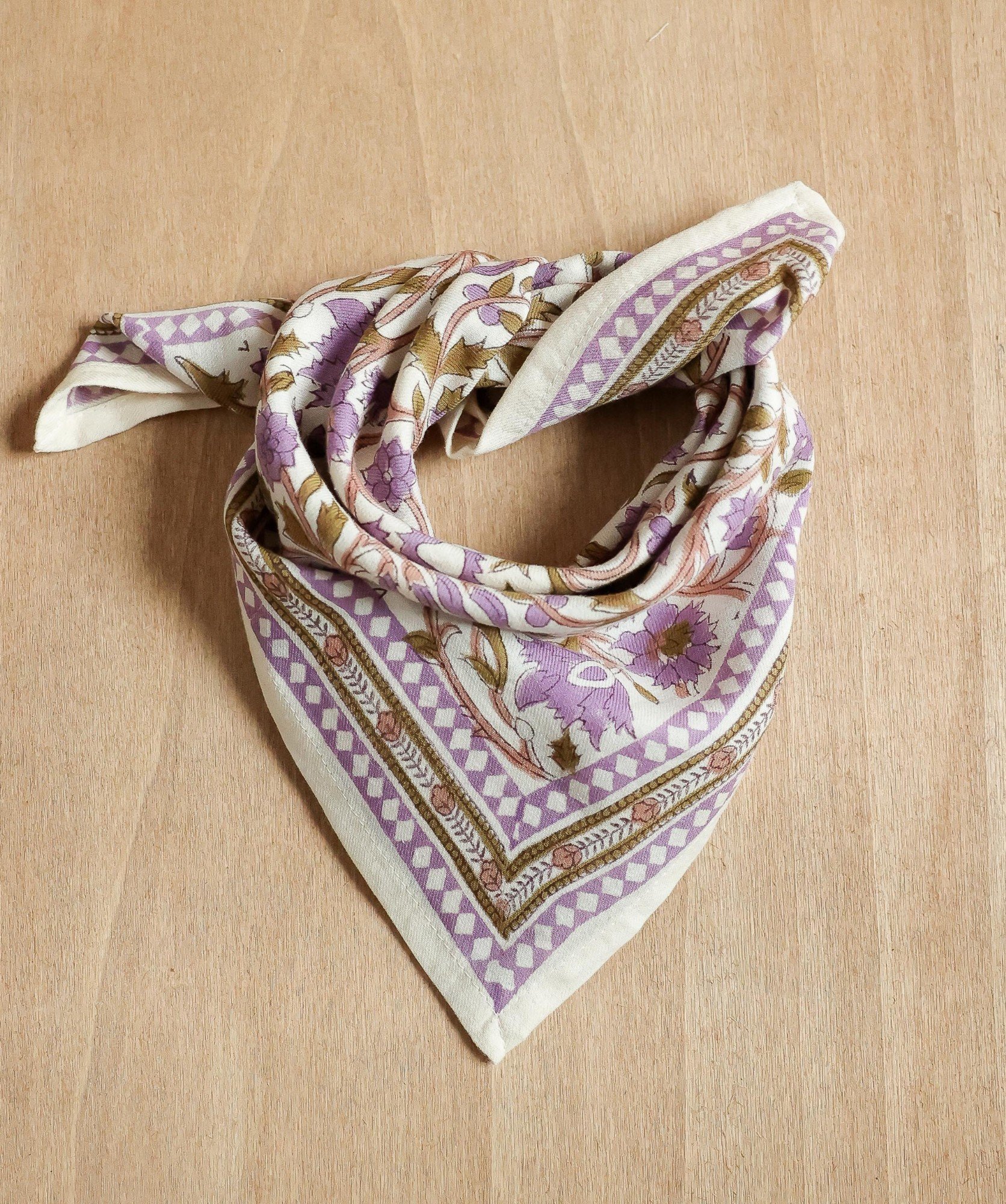 Foulard , Moss lilas, petit format