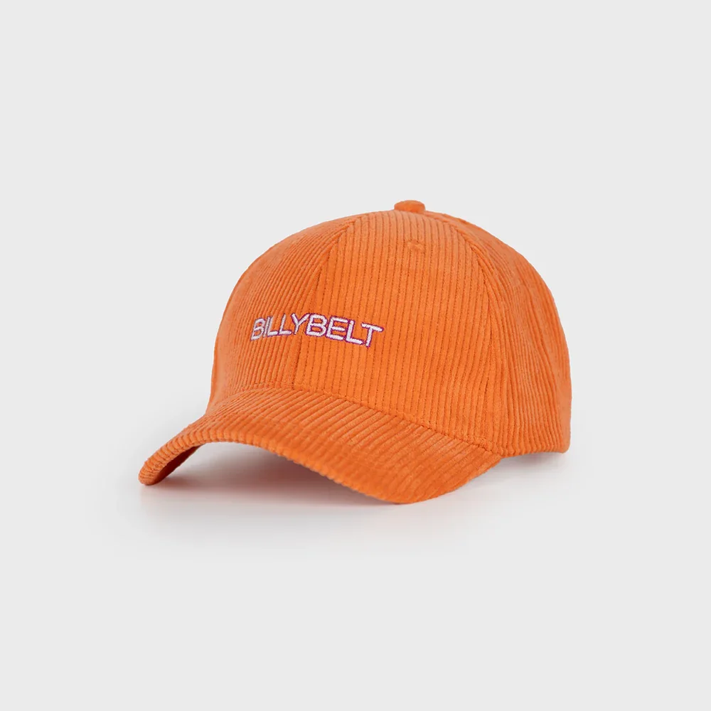 Casquette velours, orange