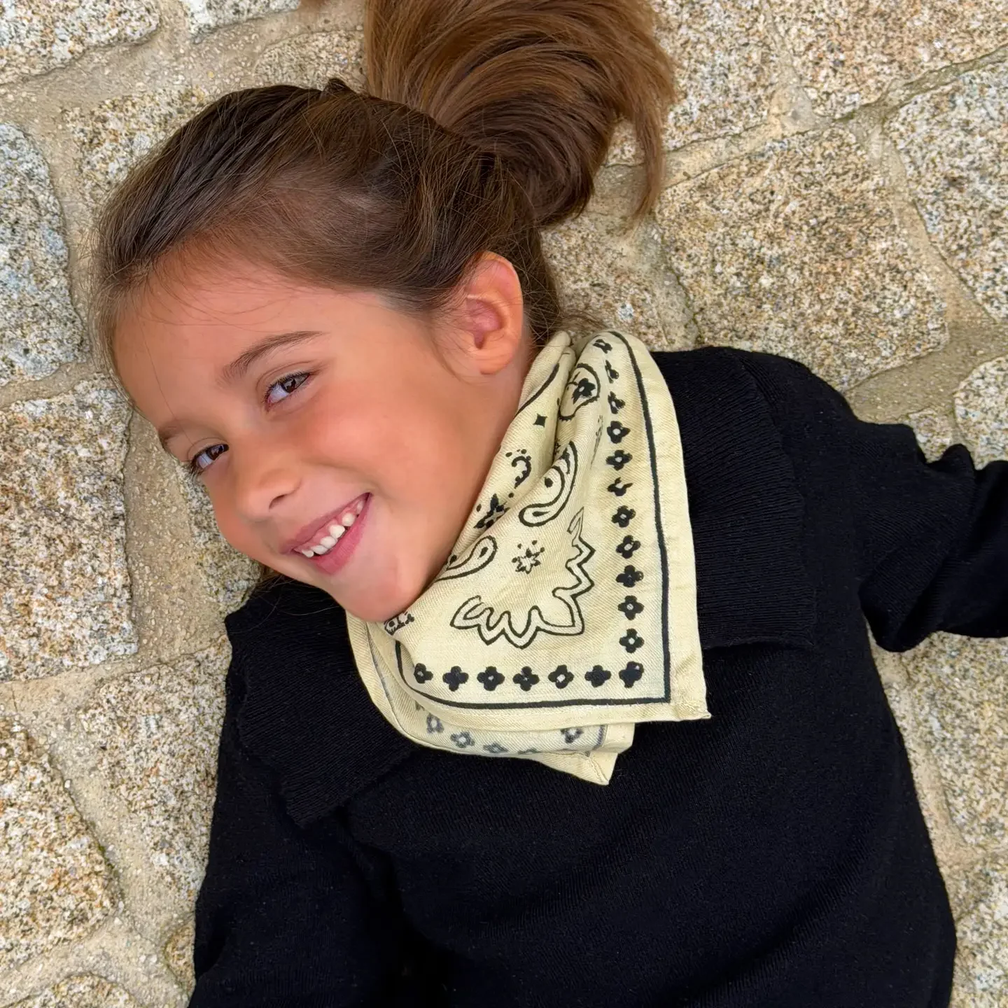 ADM Store, Surprise Malo, Petit foulard bandana vanille.webp