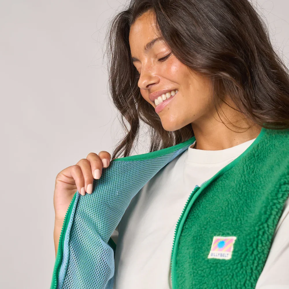 ADM Concept Store, Surprise, veste sherpa, femme, vert 2.webp