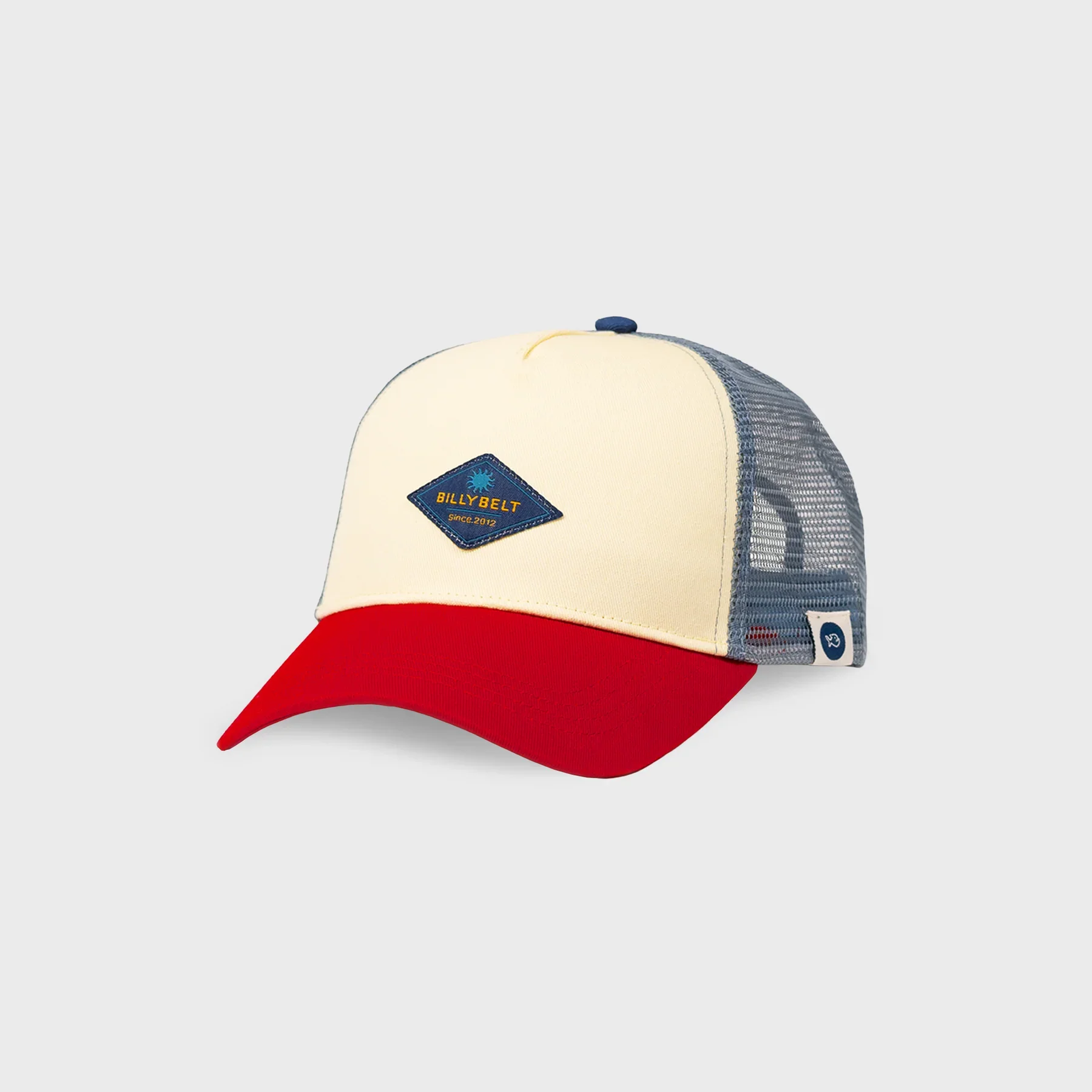 ADM Store, Surprise Malo, Casquette Trucker, jaune et bleu.webp