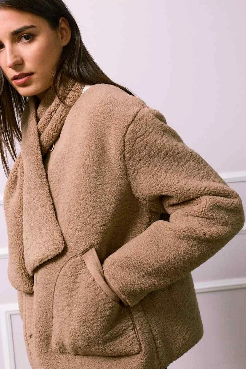 ADM Concept Store, Veste polaire, camel, Emmy.jpeg