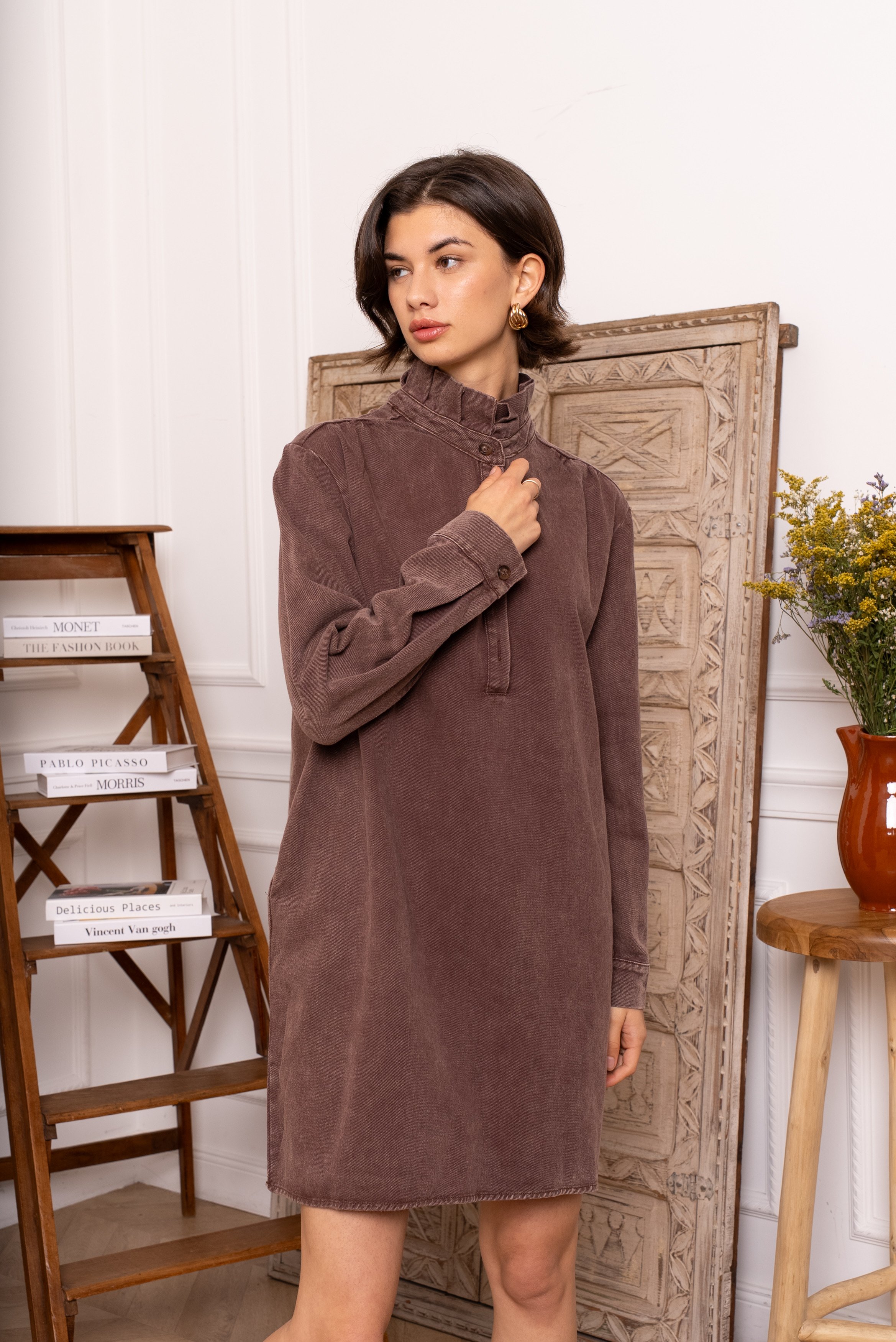 ADM Store, Surprise Malo, Robe Mila, taupe 2 - Copie.jpeg