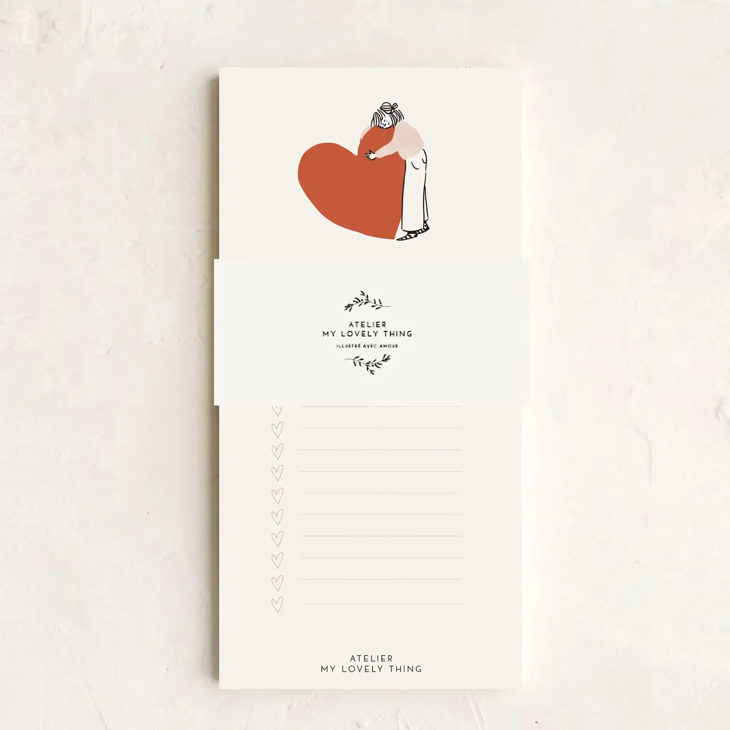 ADM Store, Surprise Malo, Bloc-notes Serre-moi fort.webp