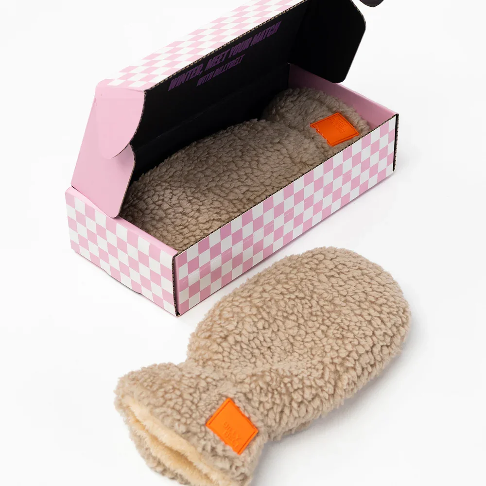 Adm Concept Store, Surprise, moufles sherpa, marron 2.webp