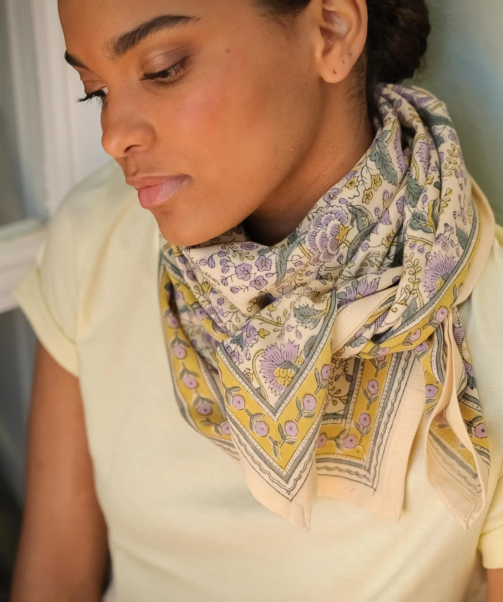 ADM Store, Surprise Malo, Foulard Haydee sorbet citron grand format.webp