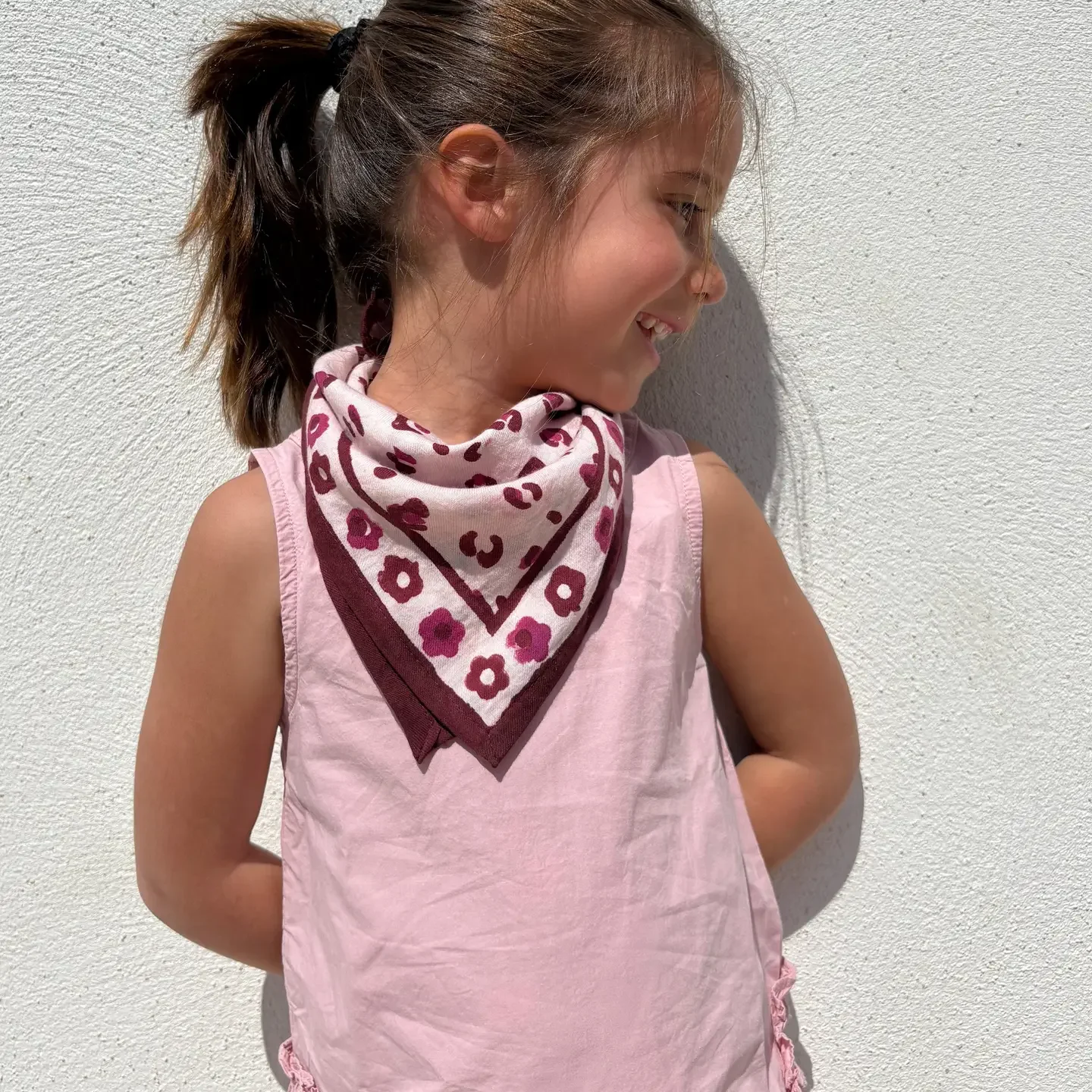 ADM Store, Surprise Malo, Petit foulard Milk rose 2.webp