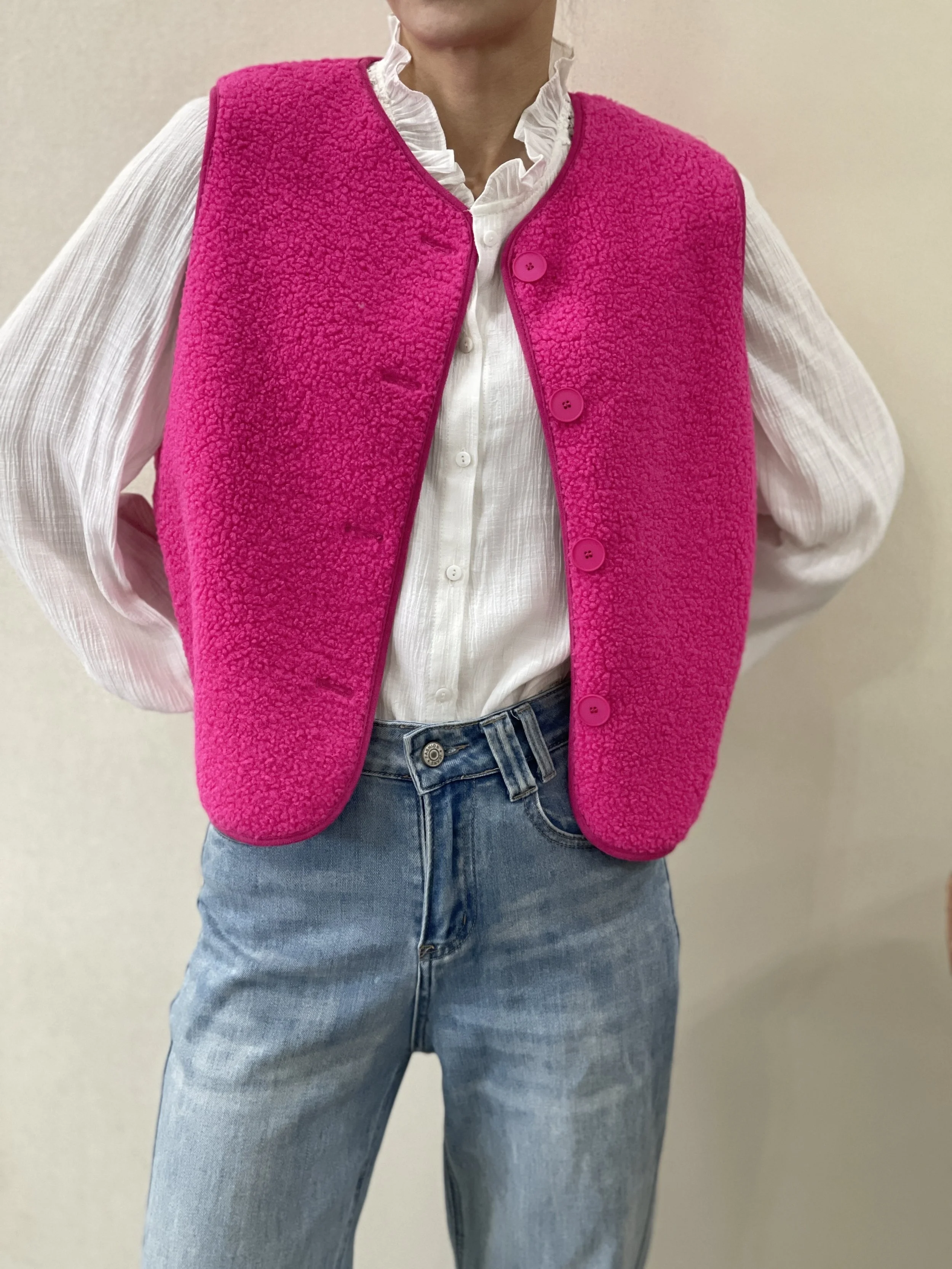 ADM Store, Surprise Malo, Gilet Lisa rose 4.jpeg