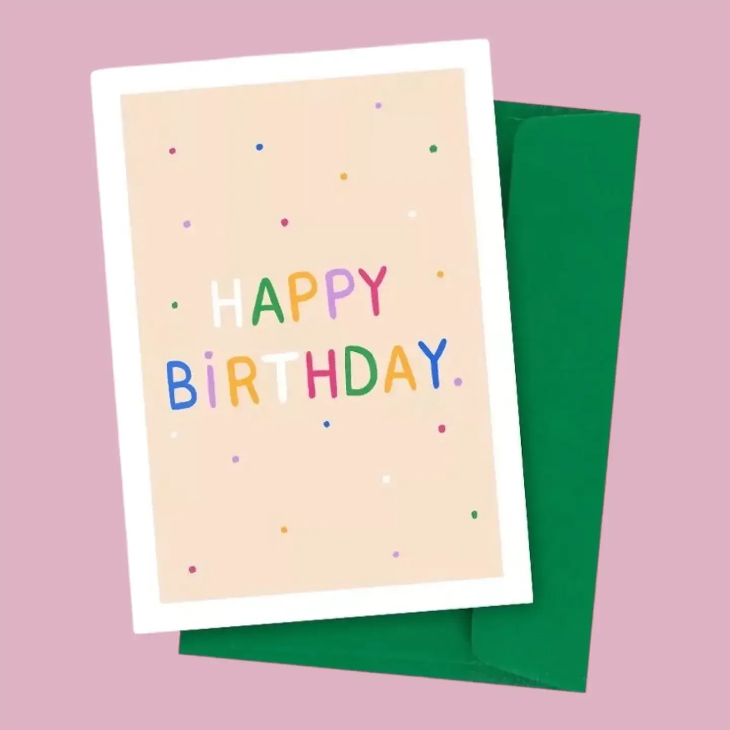 Carte postale, Happy Birthday