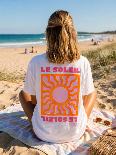Tee-shirt Le Soleil, blanc