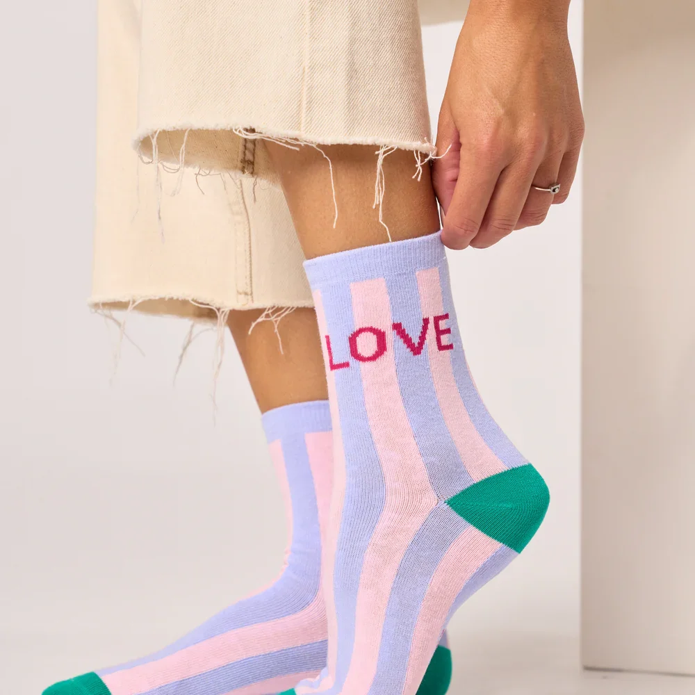 ADM Store, Surprise Malo, Chaussettes rayées Love 3.webp