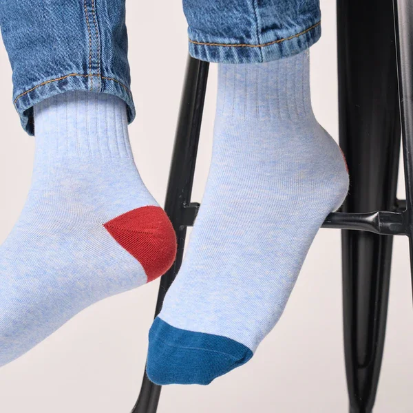 ADM Store, Surprise Malo, Chaussettes rétro bleu clair 3.webp
