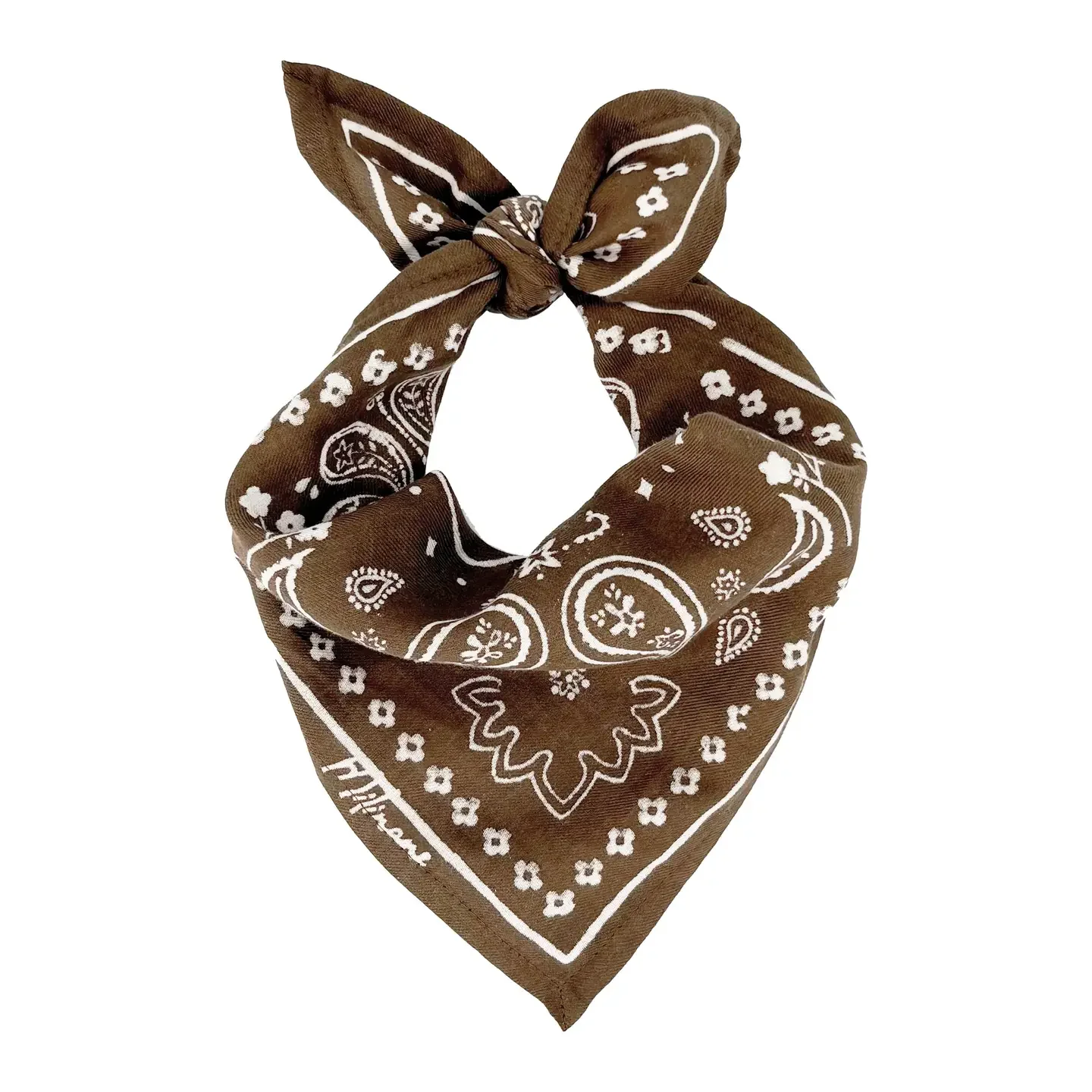 ADM Store, Surprise Malo, Petit foulard bandana marron.webp