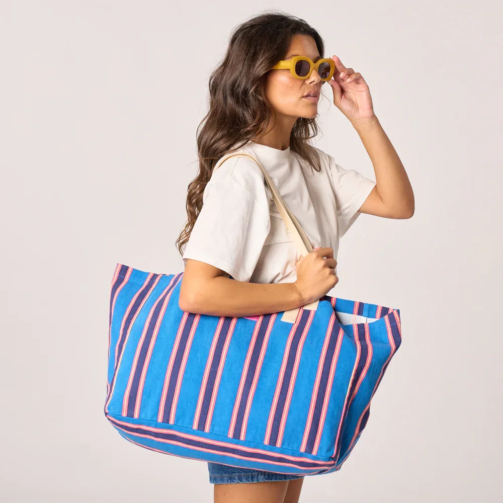 ADM Store, Surprise Malo, Sac cabas rayures bleu 3.webp