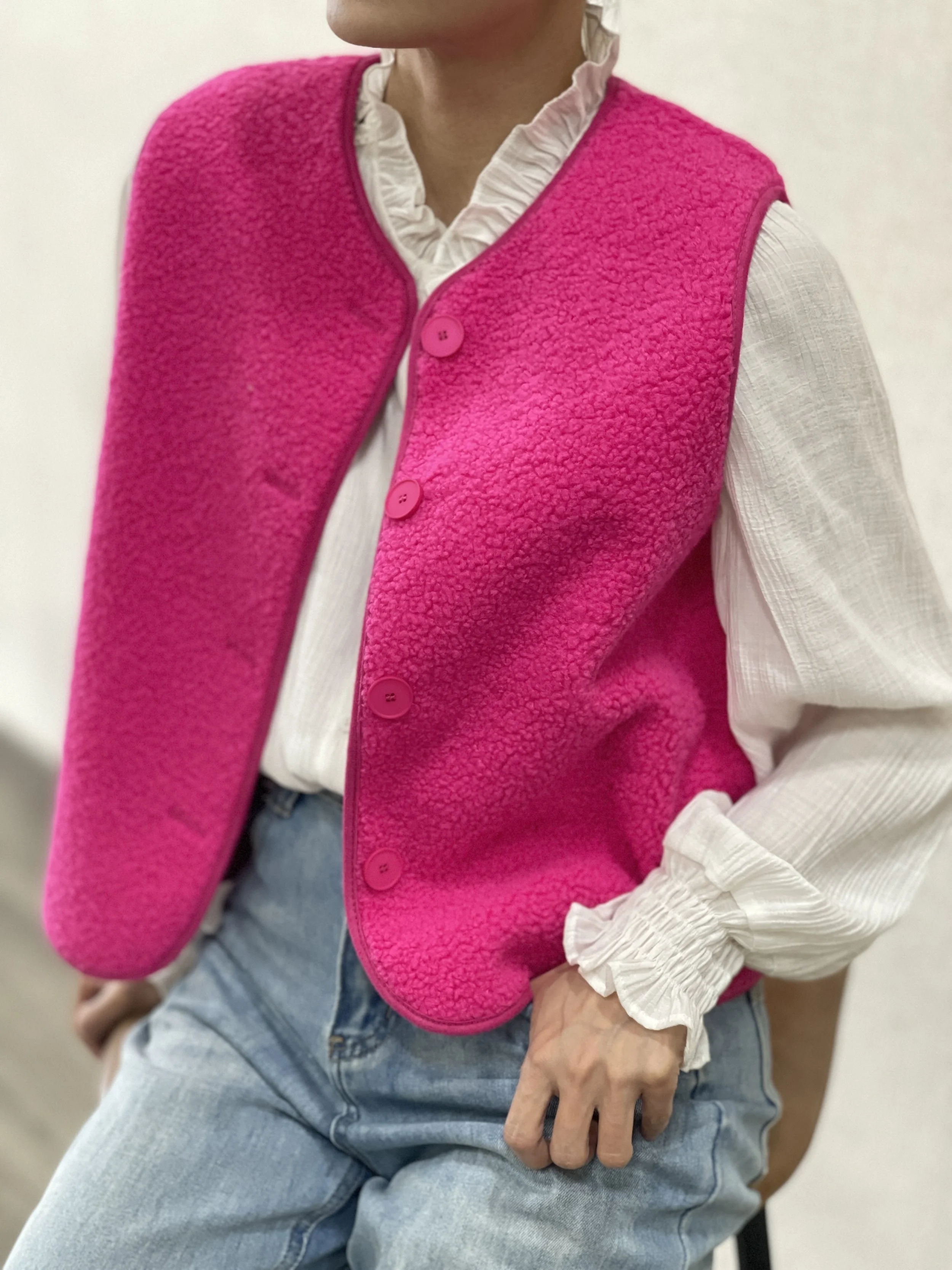 ADM Store, Surprise Malo, Gilet Lisa rose 3.jpeg