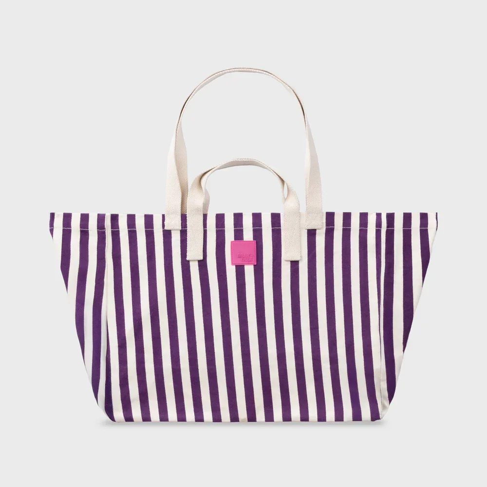 ADM Store, Surprise Malo, Sac cabas rayures violet.webp