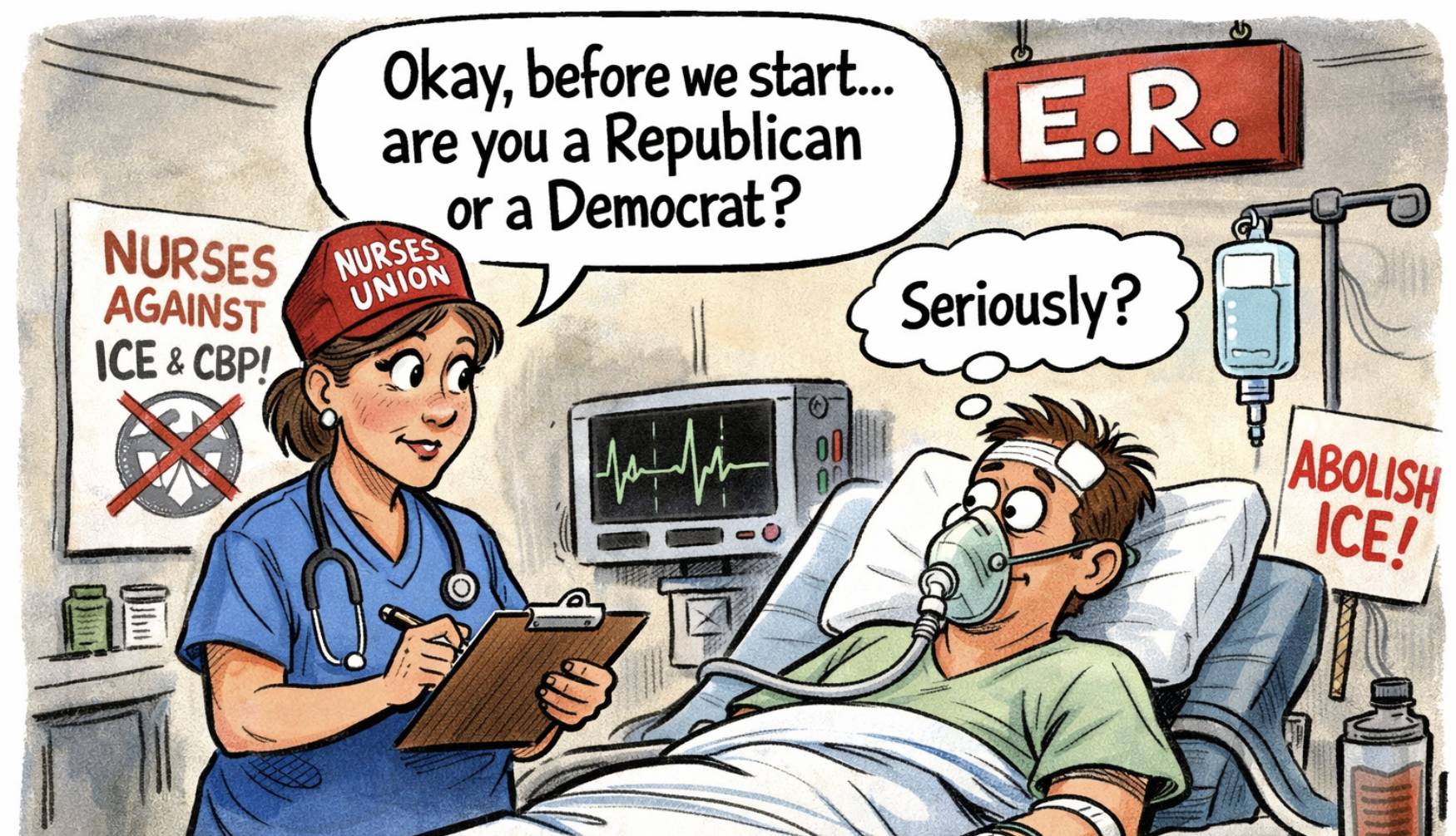 Is New Orleans Really Safer With Union Nurses Calling Immigration Enforcement a “Threat”?