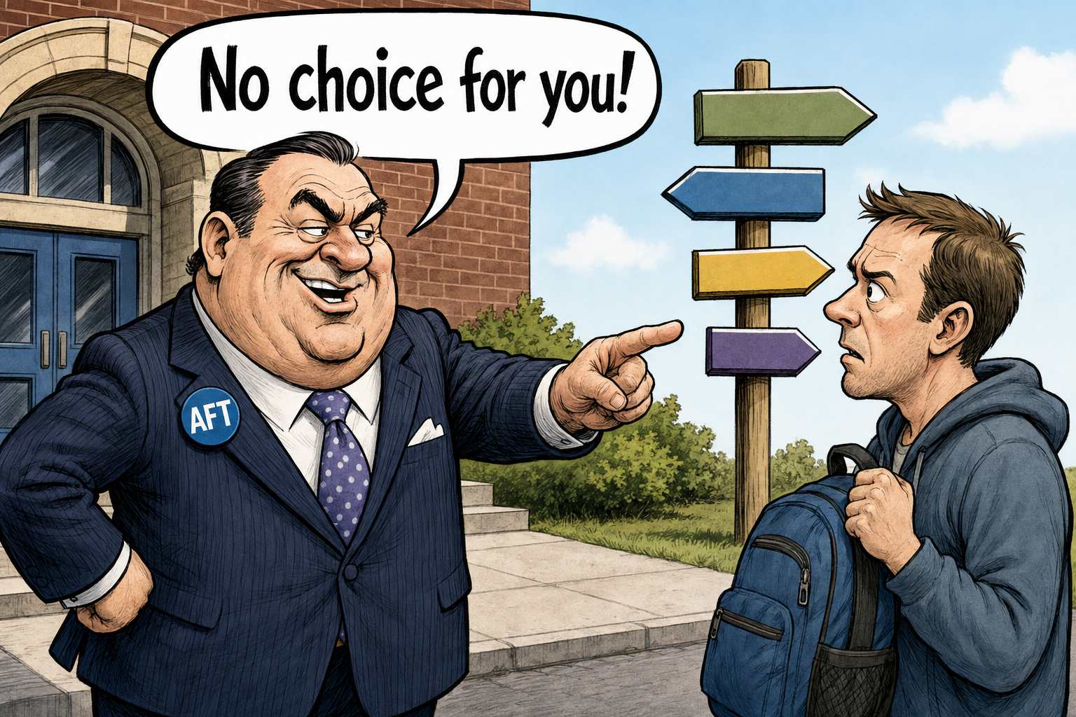 AFT’s Definition of Public Education: Your Money, Their Choice