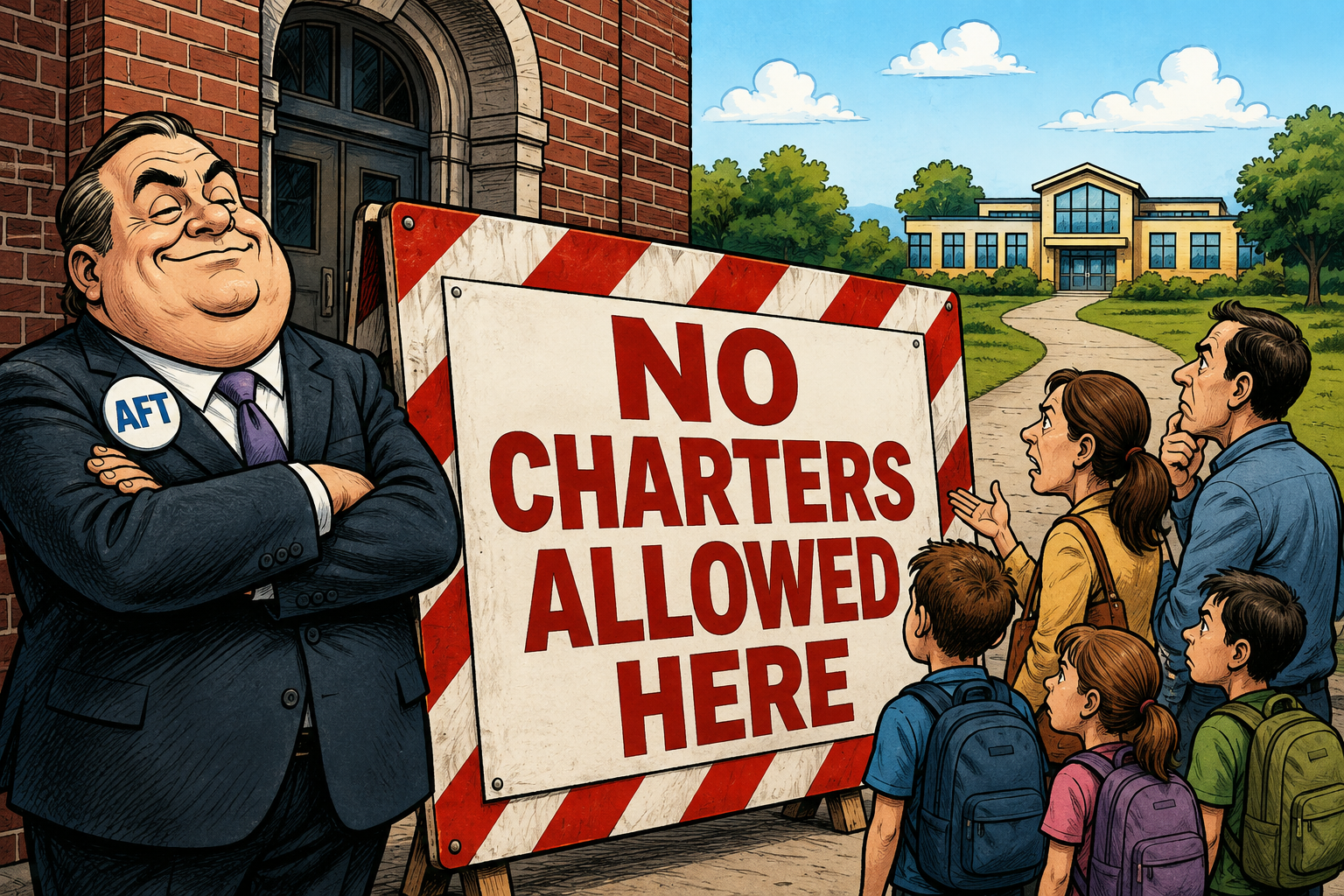 AFT Loves Democracy Until Parents Might Approve a Charter School