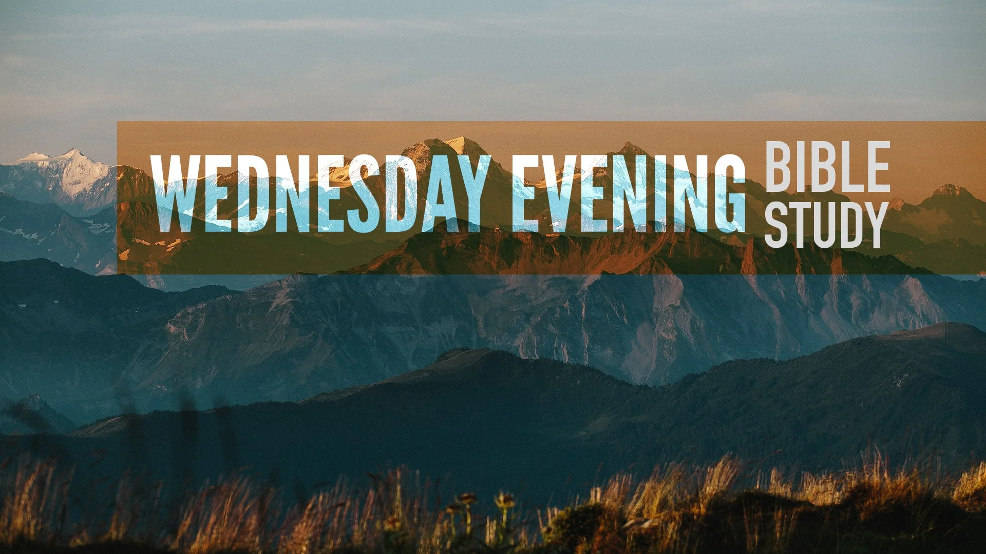 Wednesday Night Bible Study