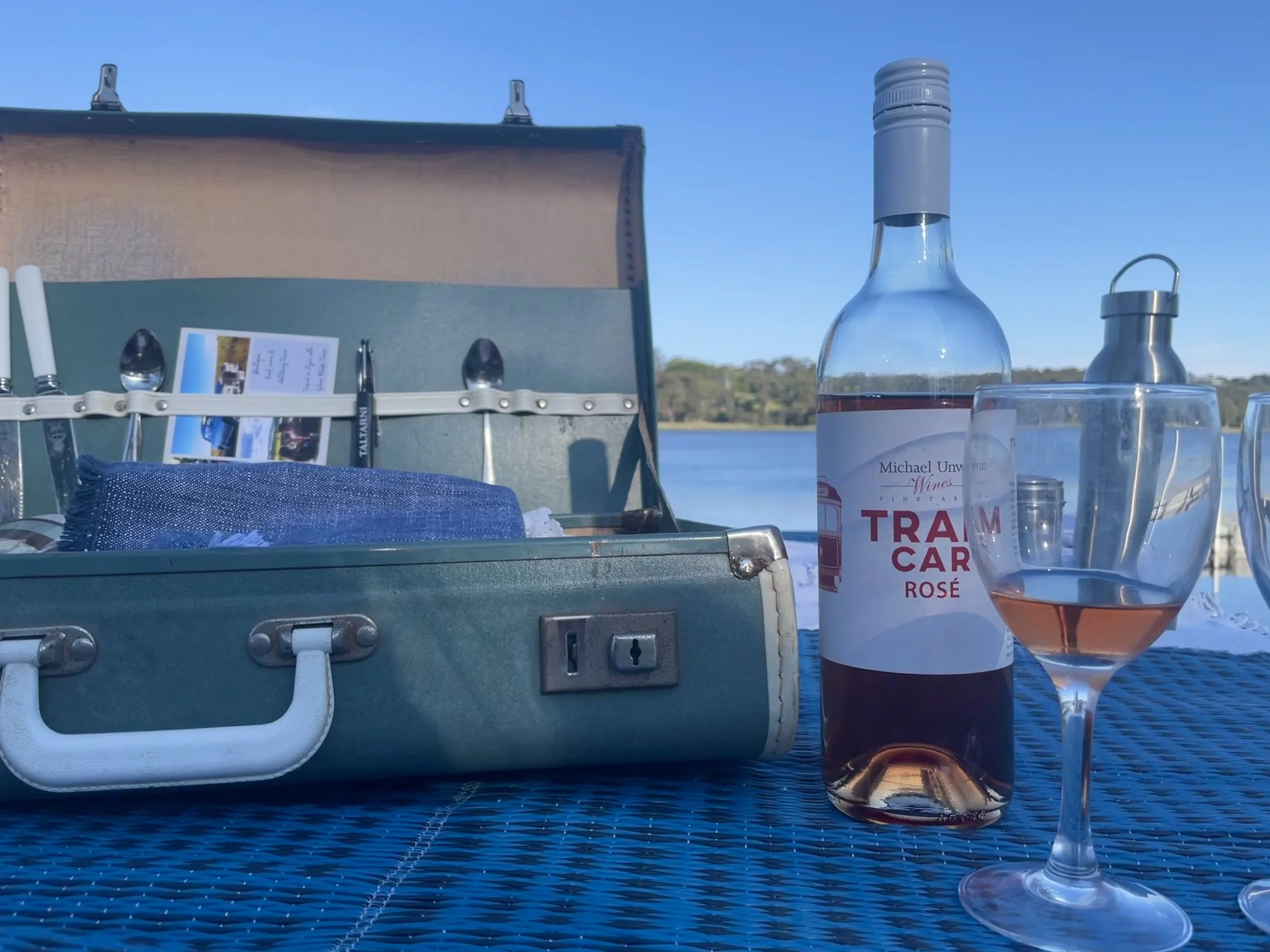 Wine and dessert lakeside_Pyrenees indulgence luxe experience with Silver Mink Tours