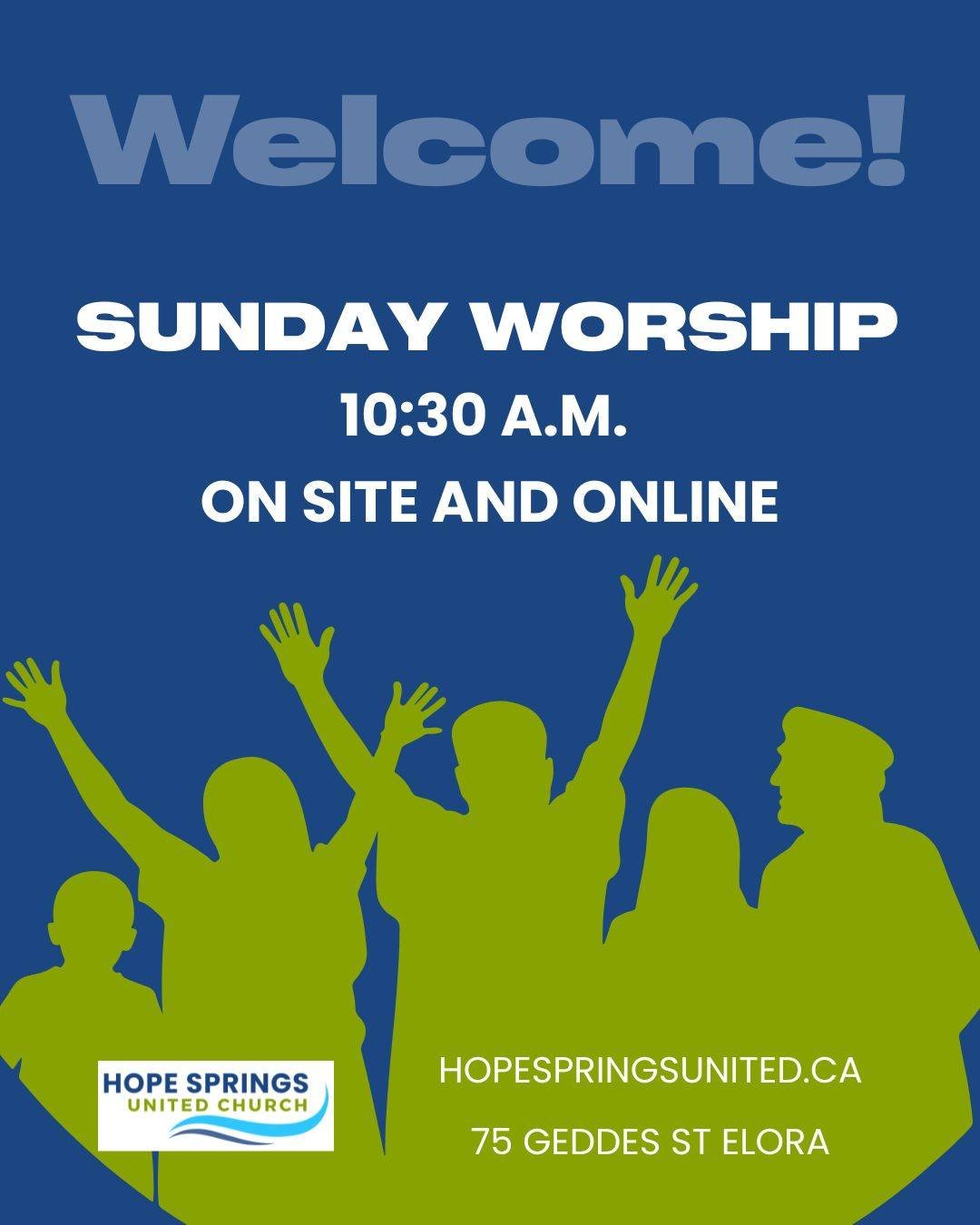 Welcome back! Sunday worship resumes tomorrow - September 6. We can't wait to see you on site or online. 

https://www.youtube.com/live/T0-t4Dx5fyE?si=TGWEkdDqMN0u_ODe