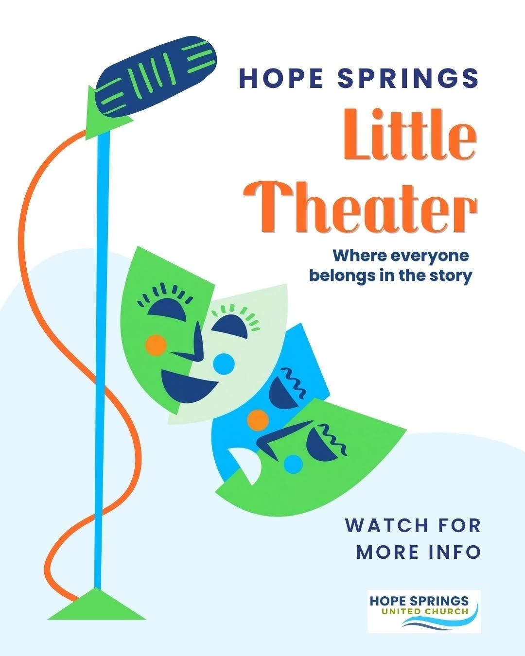 Did we capture your attention? 

#eloratheatregroup #childrenstheatre #hopespringsunitedchurch