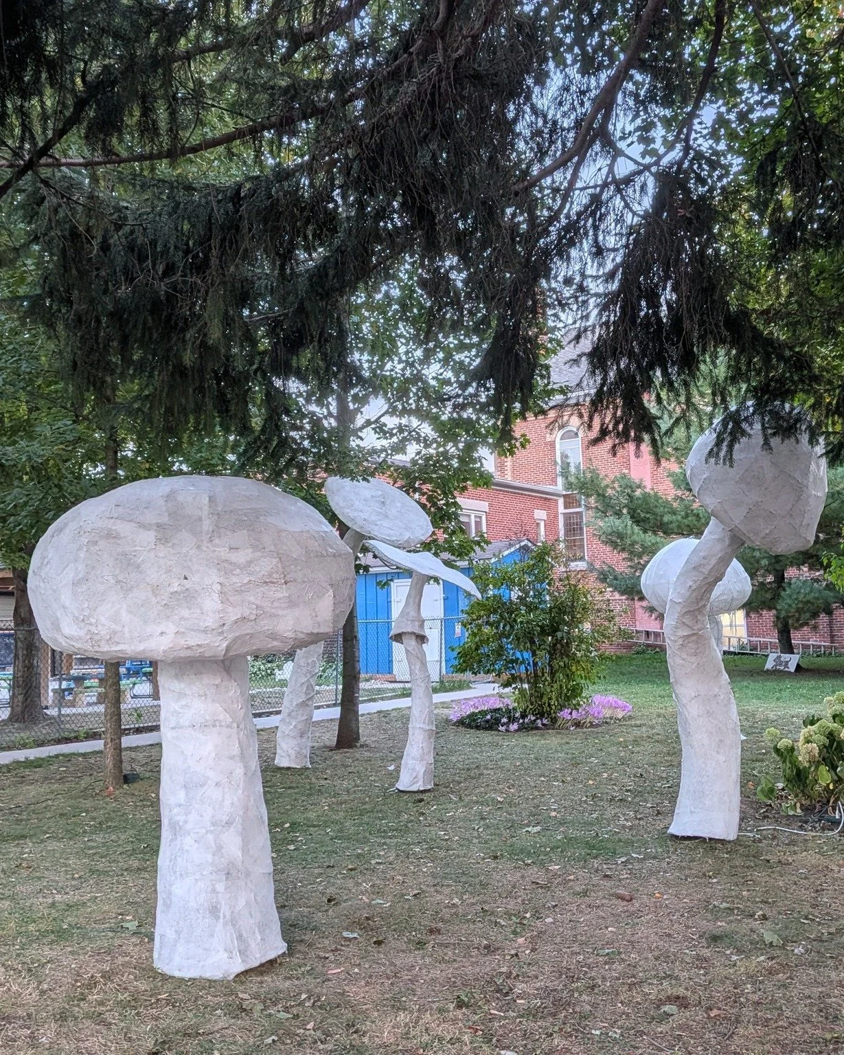 We're thrilled to be one of the sites of the Twilight Zoo! Come wander under the spooktacular mushrooms dancing on our lawn. 

#keepingcompany  #elora #twilightzoo @elora.bia