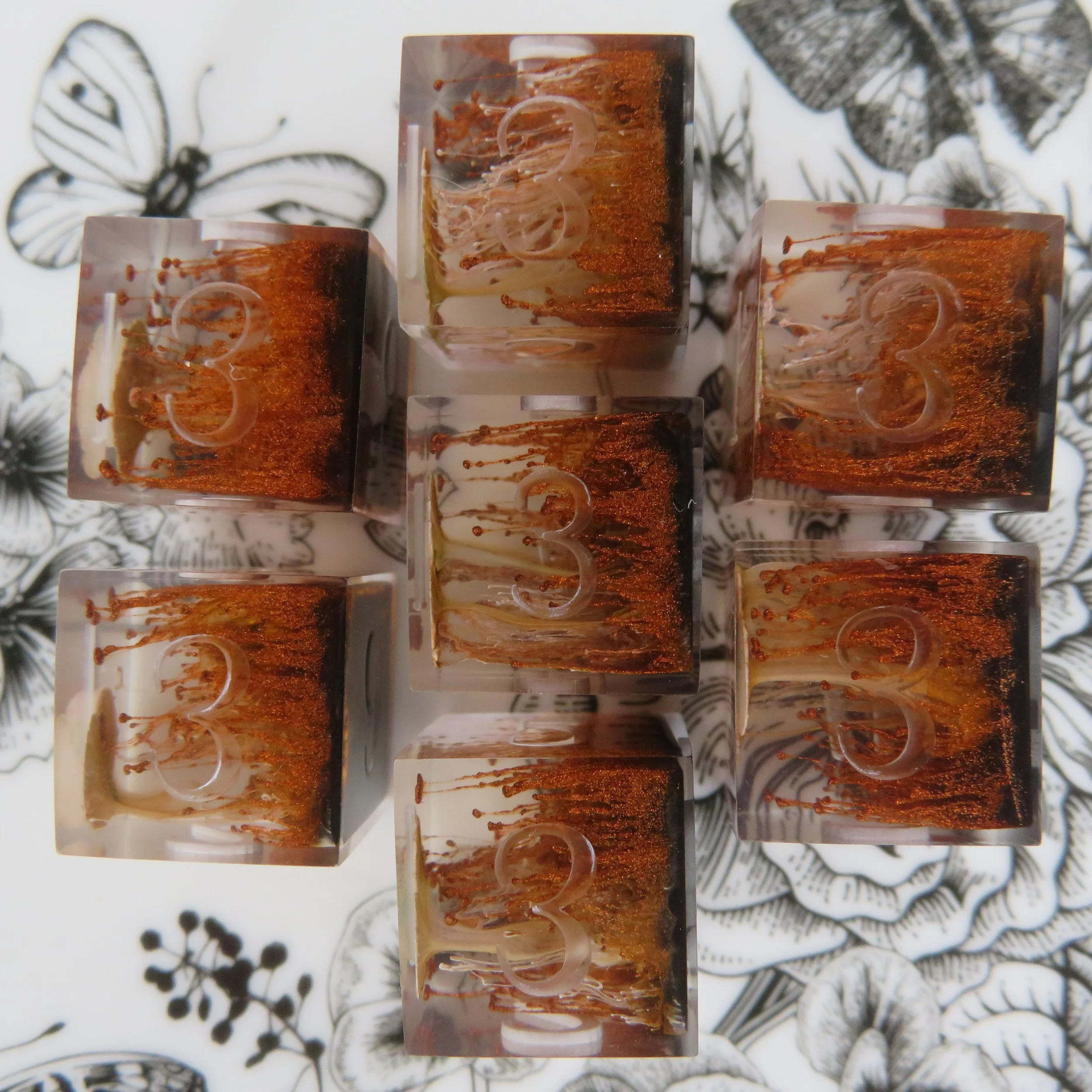 Rusty Orange Chaos D6 Dice Set Pre-Order