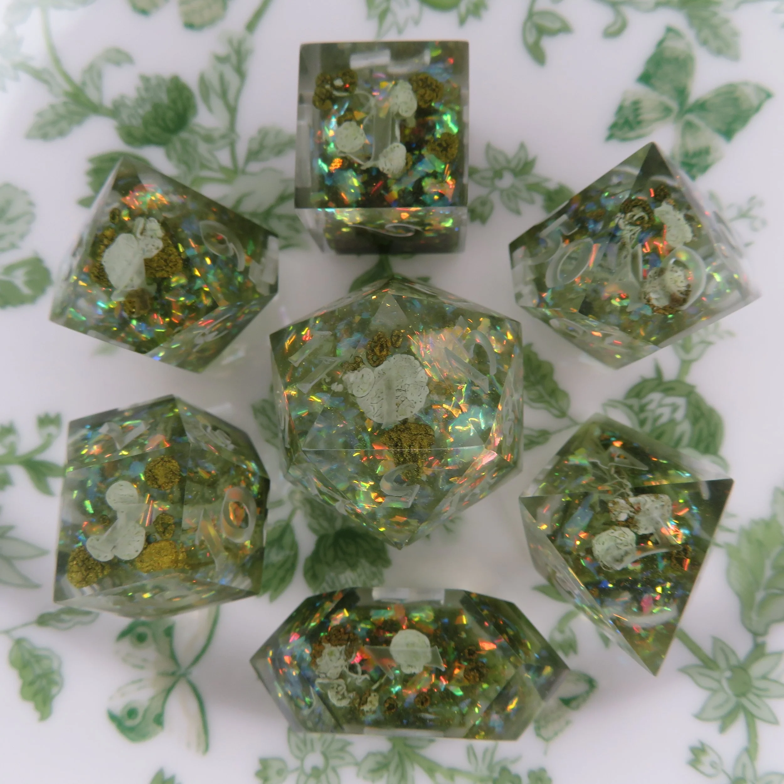Mistic Green Chaos Dice Set Pre-Order